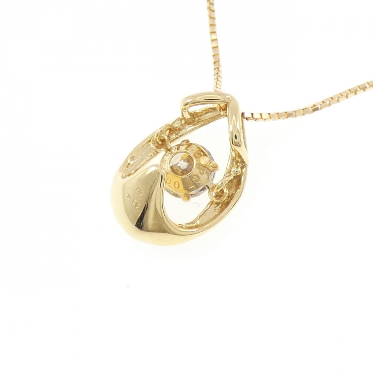 K18YG ダイヤモンド ネックレス 0.50CT