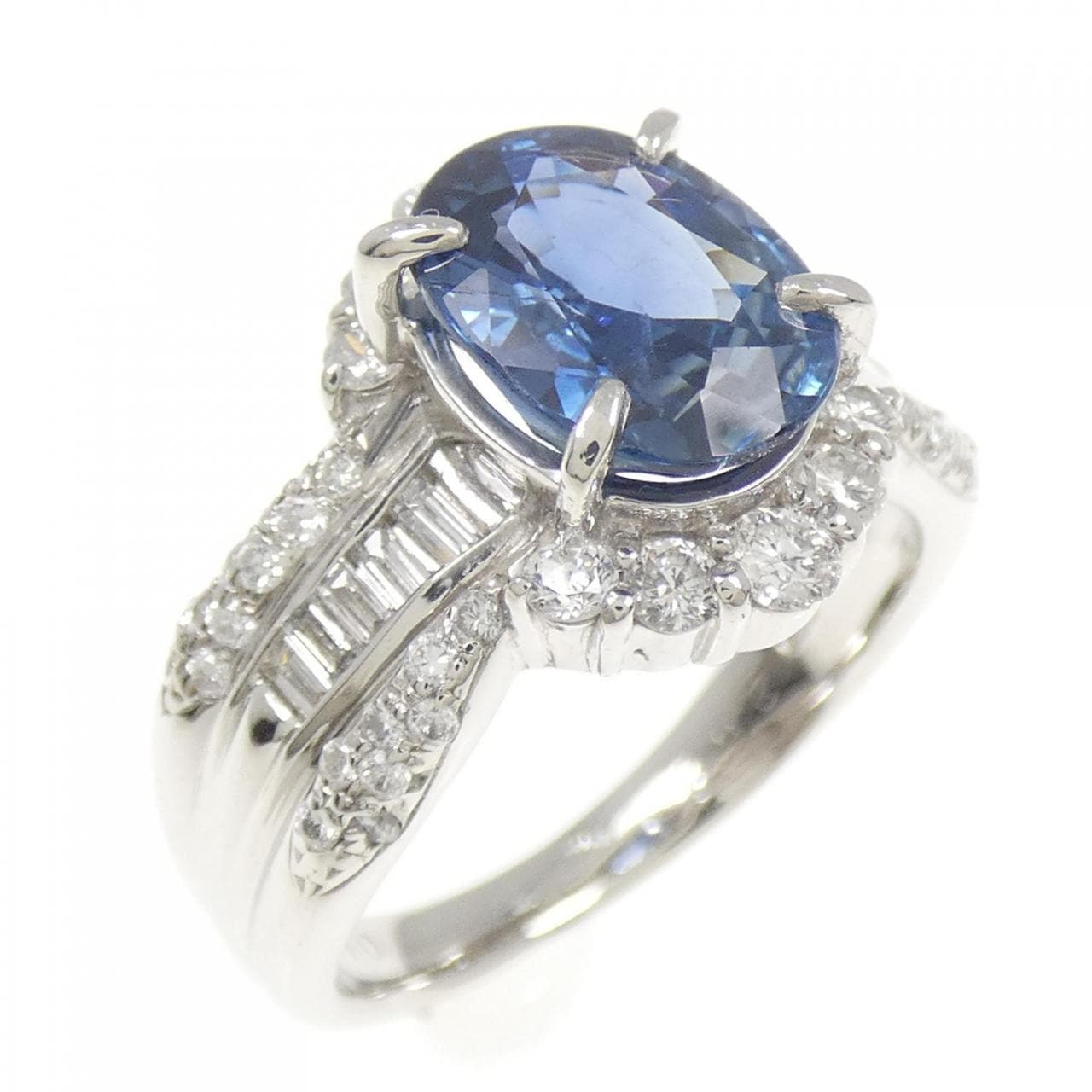 PT900 サファイヤ リング 2.68CT