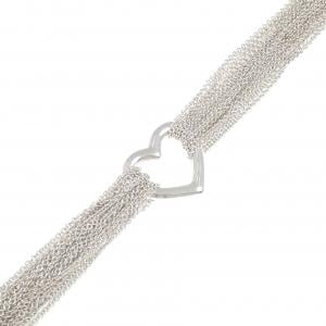 ティファニー 10ロウチェーントグルハート ブレスレット