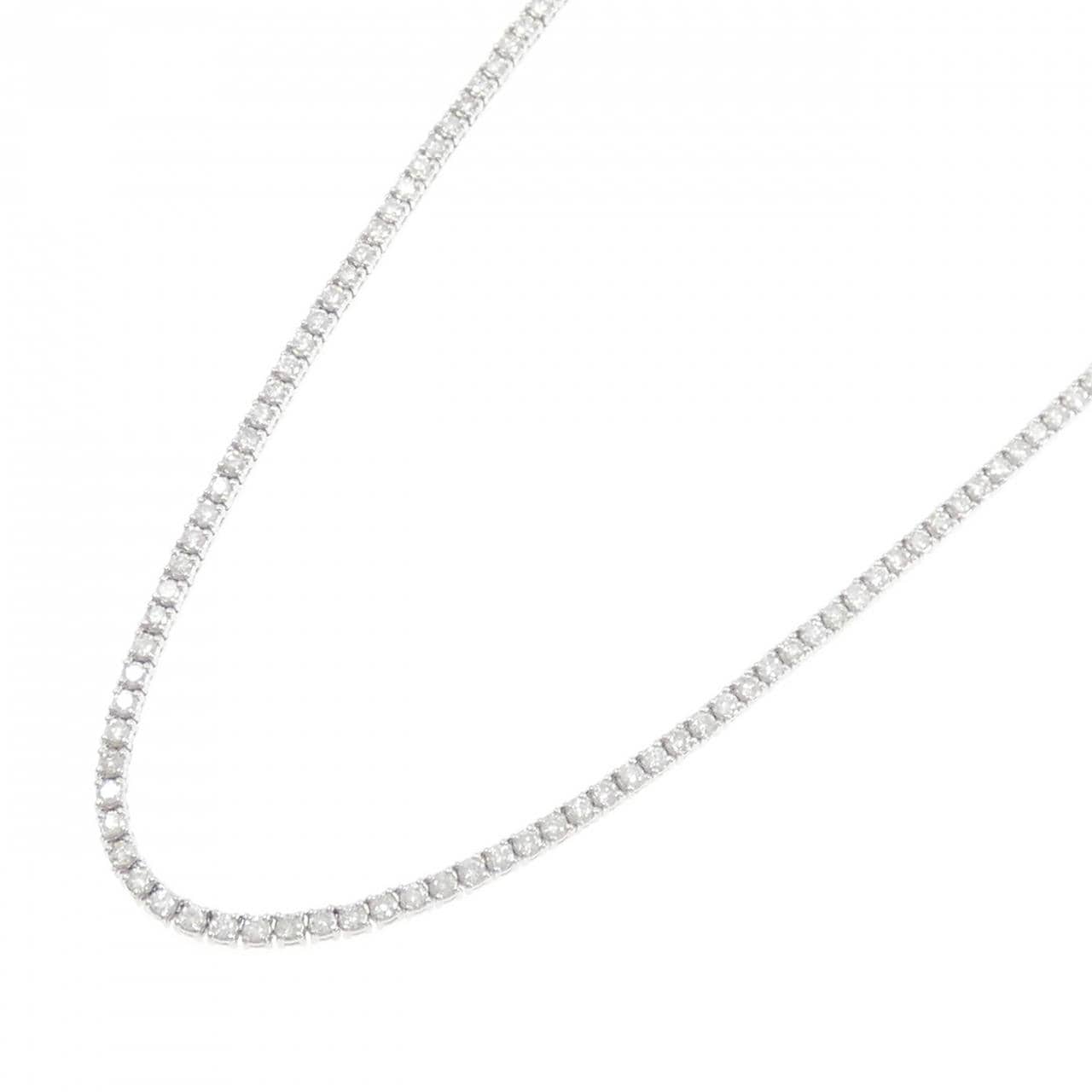 PT900 ダイヤモンド ネックレス 5.00CT