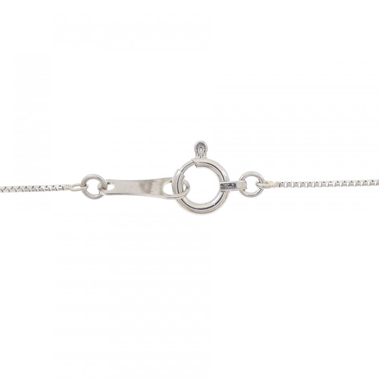 PT900/PT850 ソリティア ダイヤモンド ネックレス 0.30CT