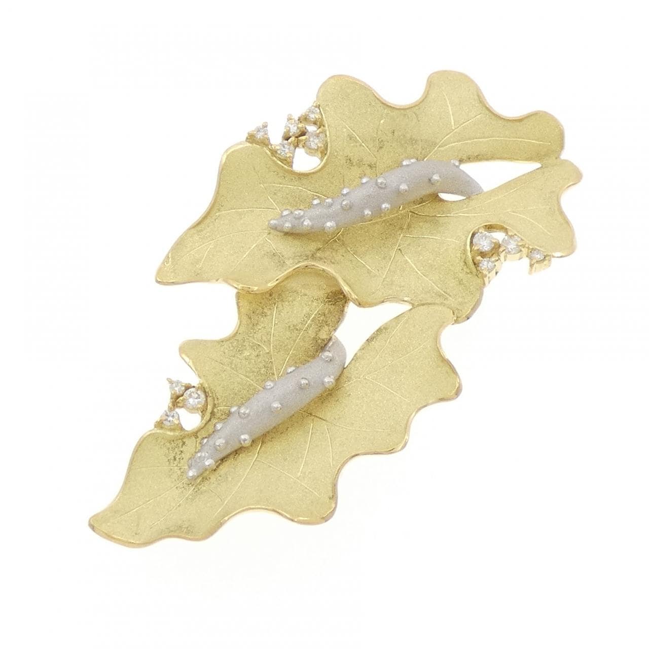 タムラシュンイチ ダイヤモンド ブローチ 0.26CT