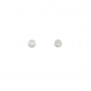 K18WG ダイヤモンド ピアス 0.30CT