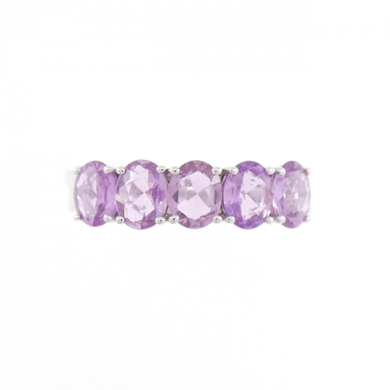K18WG サファイヤ リング 1.55CT