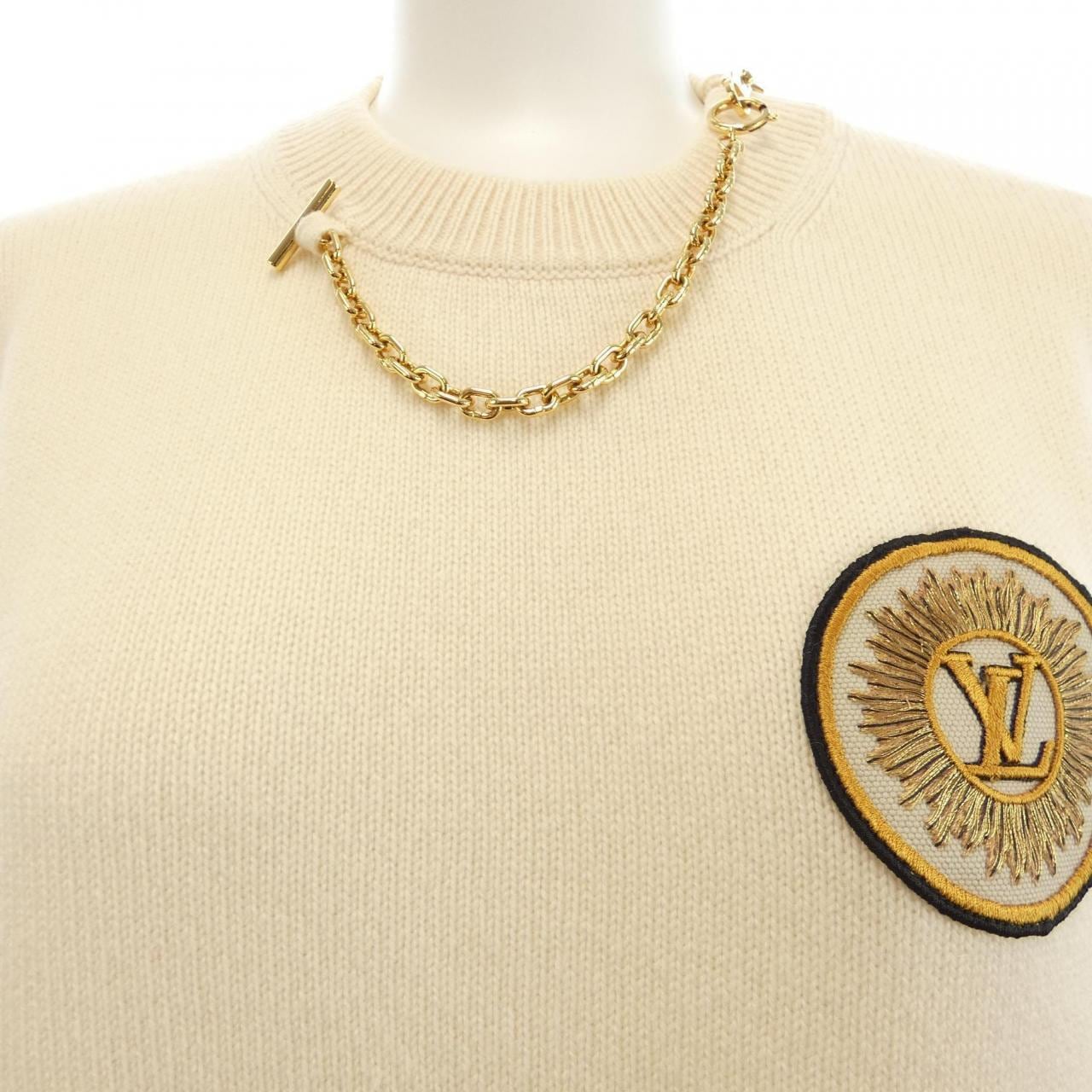 ルイヴィトン LOUIS VUITTON チェーンディテールパッチセーター FNKL36FZ3 ニット
