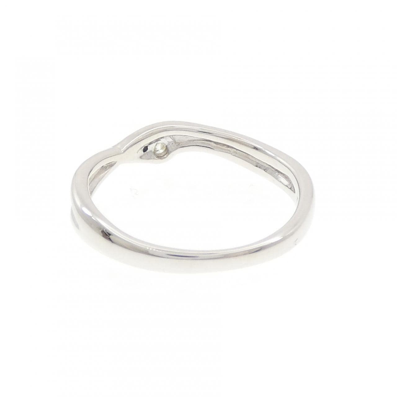 K18WG ダイヤモンド リング 0.10CT