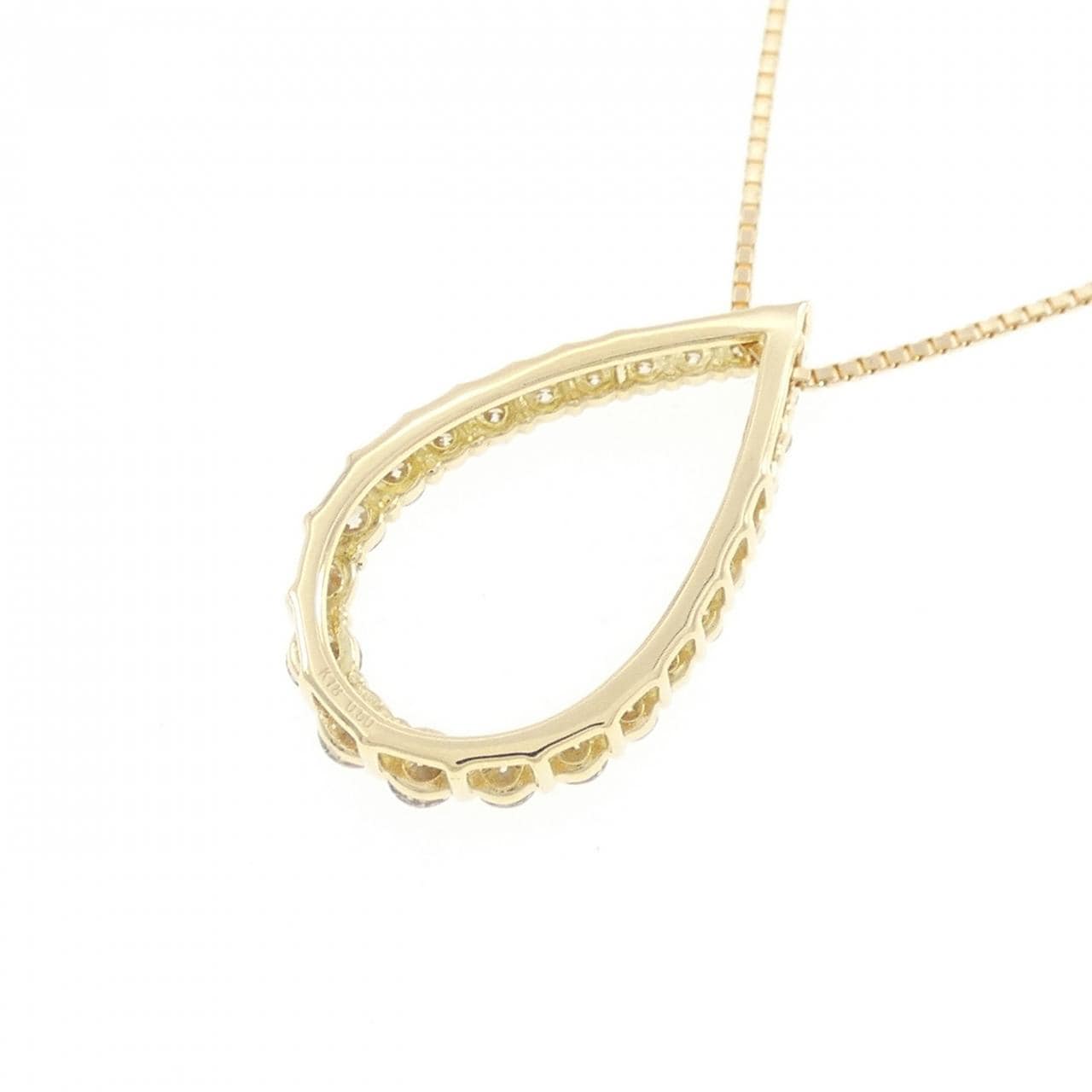 K18YG ダイヤモンド ネックレス 0.50CT