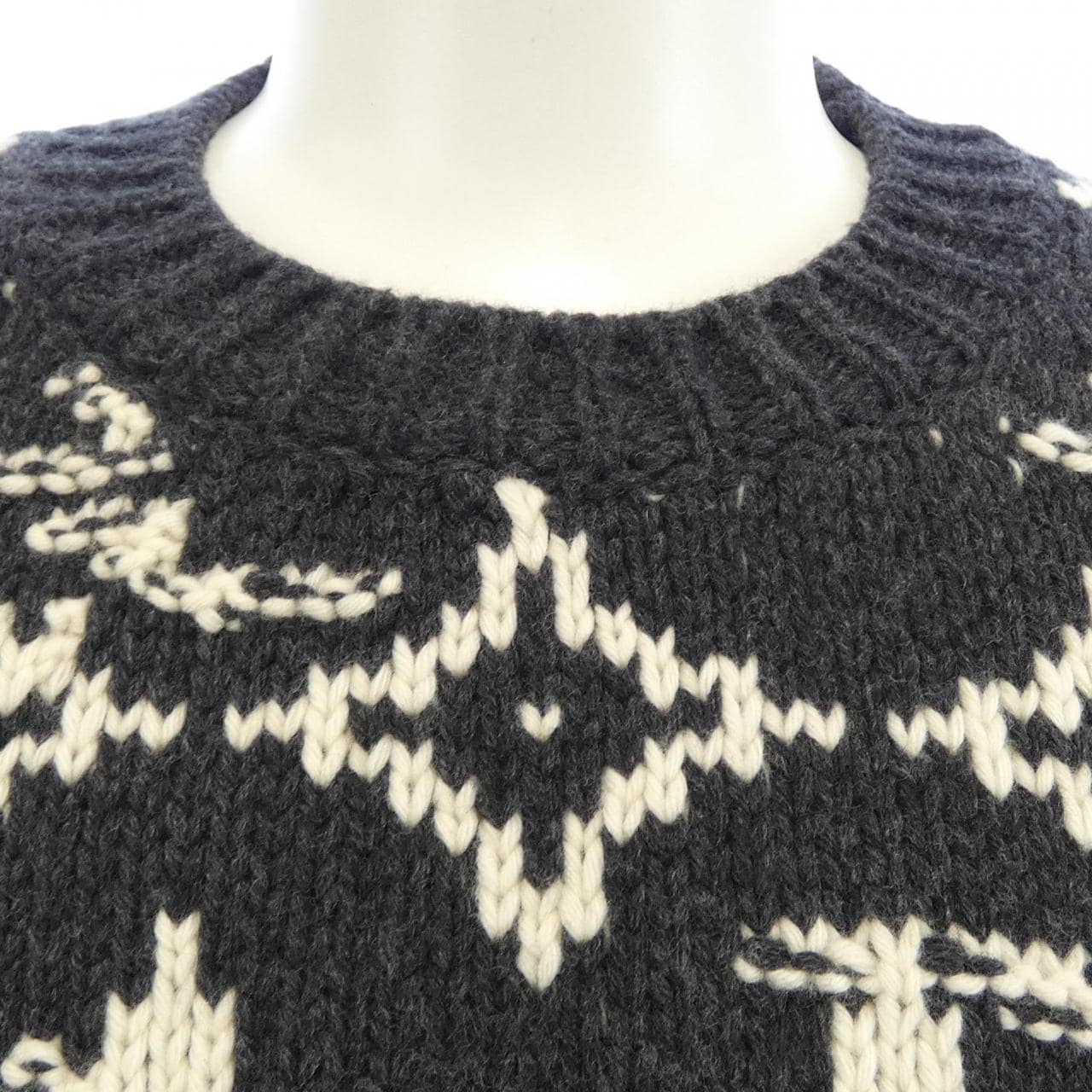 ルイヴィトン LOUIS VUITTON モノグラムフラワージャカード HJN85WTPA ニット