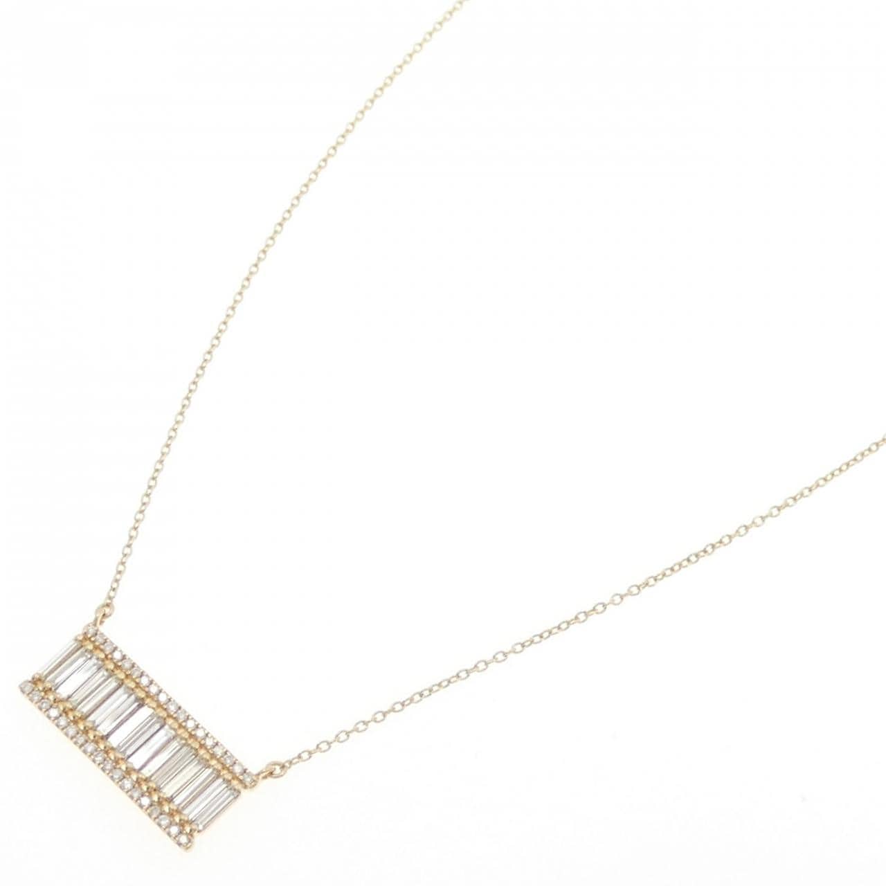 【新品】K18YG ダイヤモンド ネックレス 0.73CT