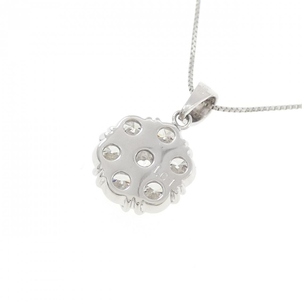 PT900/PT850 ダイヤモンド ネックレス 1.01CT