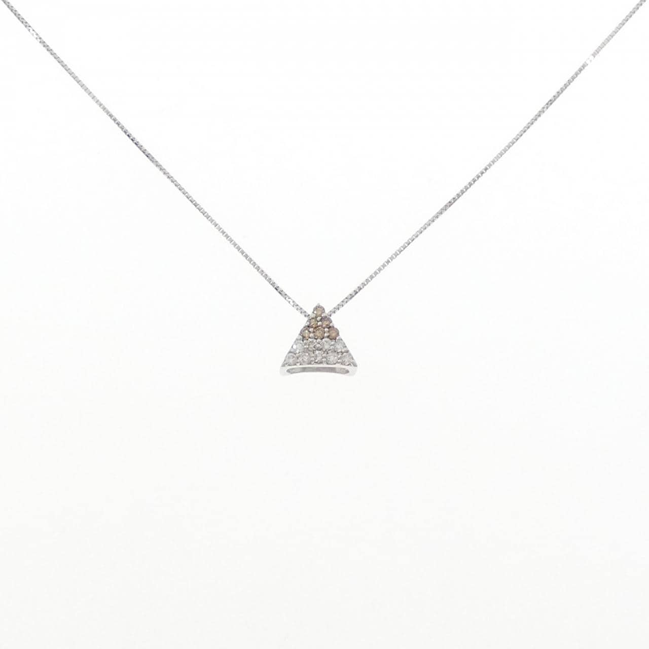 K18WG ダイヤモンド ネックレス 0.30CT