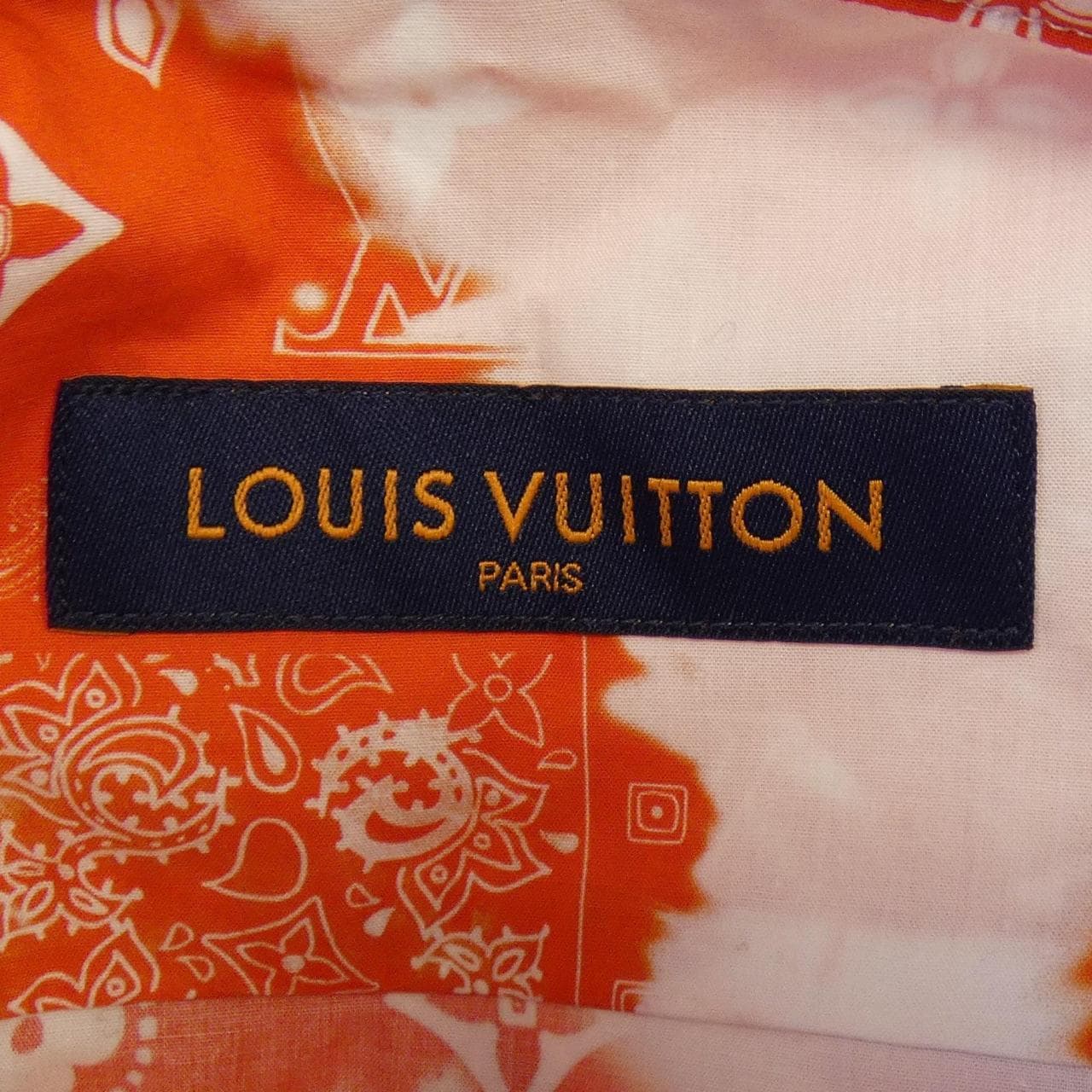 ルイヴィトン LOUIS VUITTON モノグラムバンダナショートスリーブシャツ HNS07XNW0 S/Sシャツ