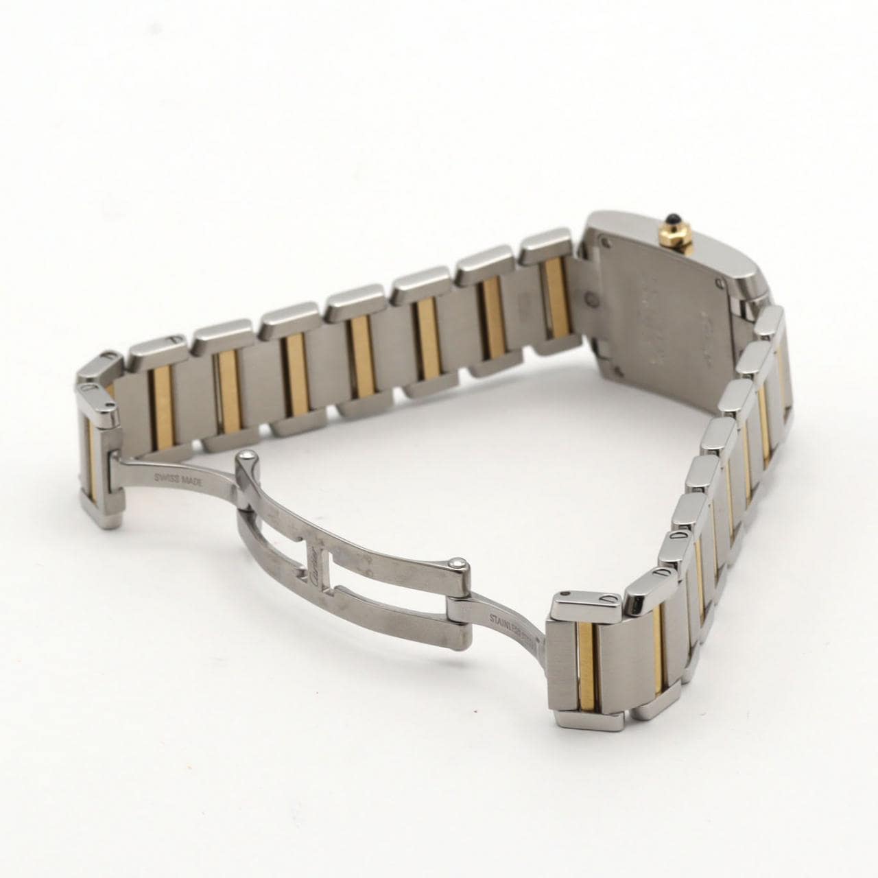 カルティエ タンクフランセーズSM コンビ W51007Q4 SSxYG クォーツ
