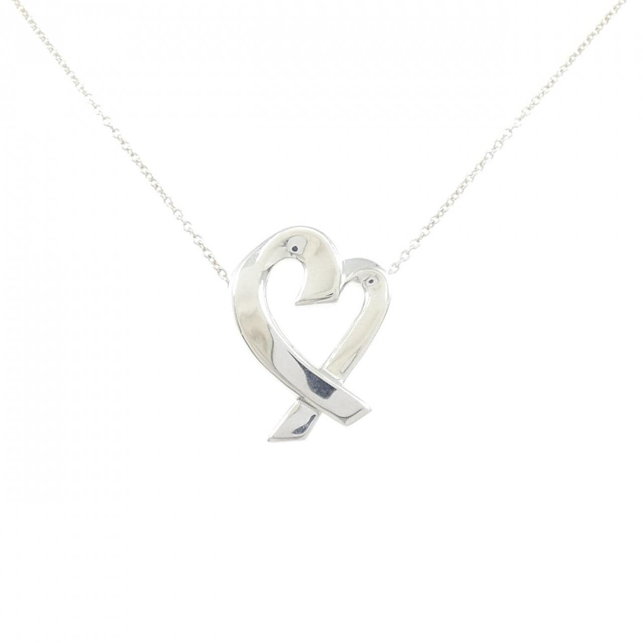 ティファニー ラビングハート ネックレス