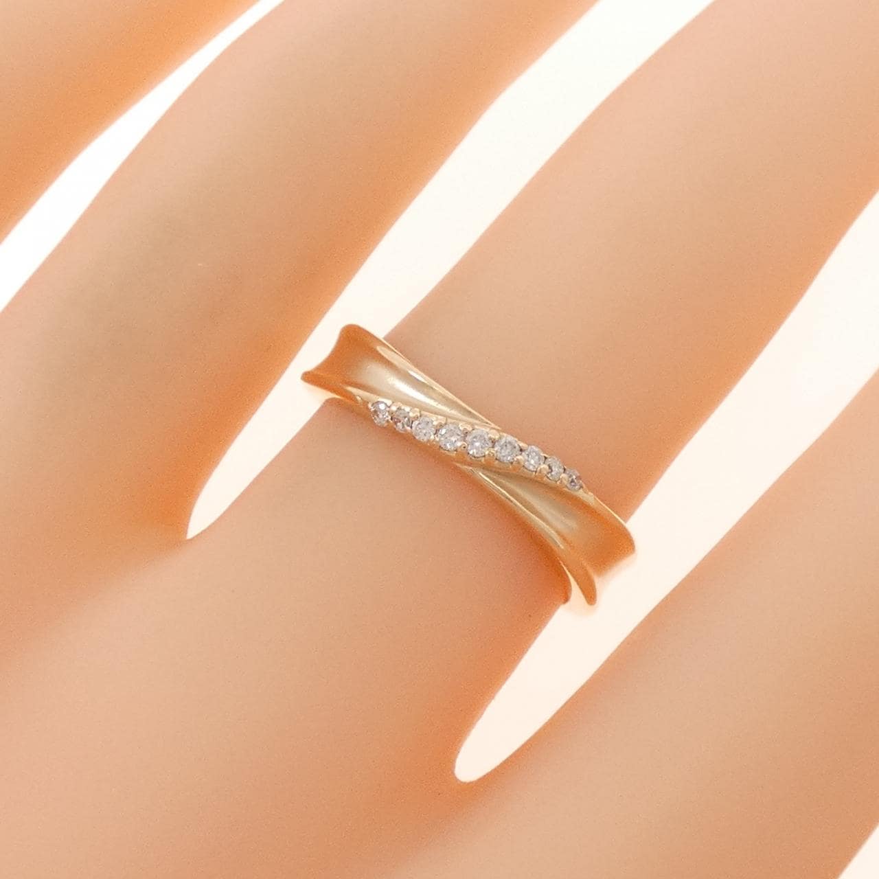 クミキョク ダイヤモンド リング 0.07CT