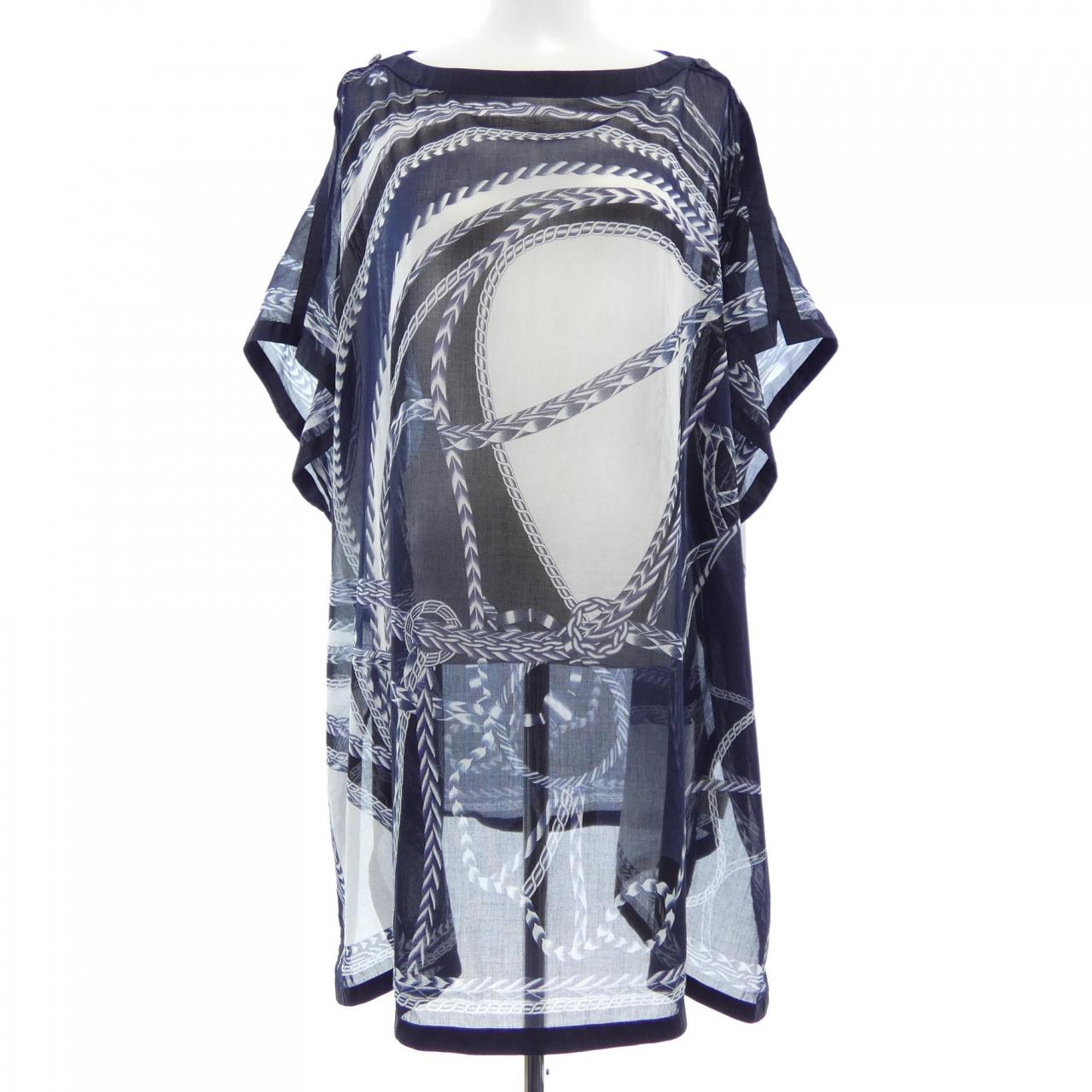 エルメス HERMES ROBE DU SOIR *86-7802. チュニック