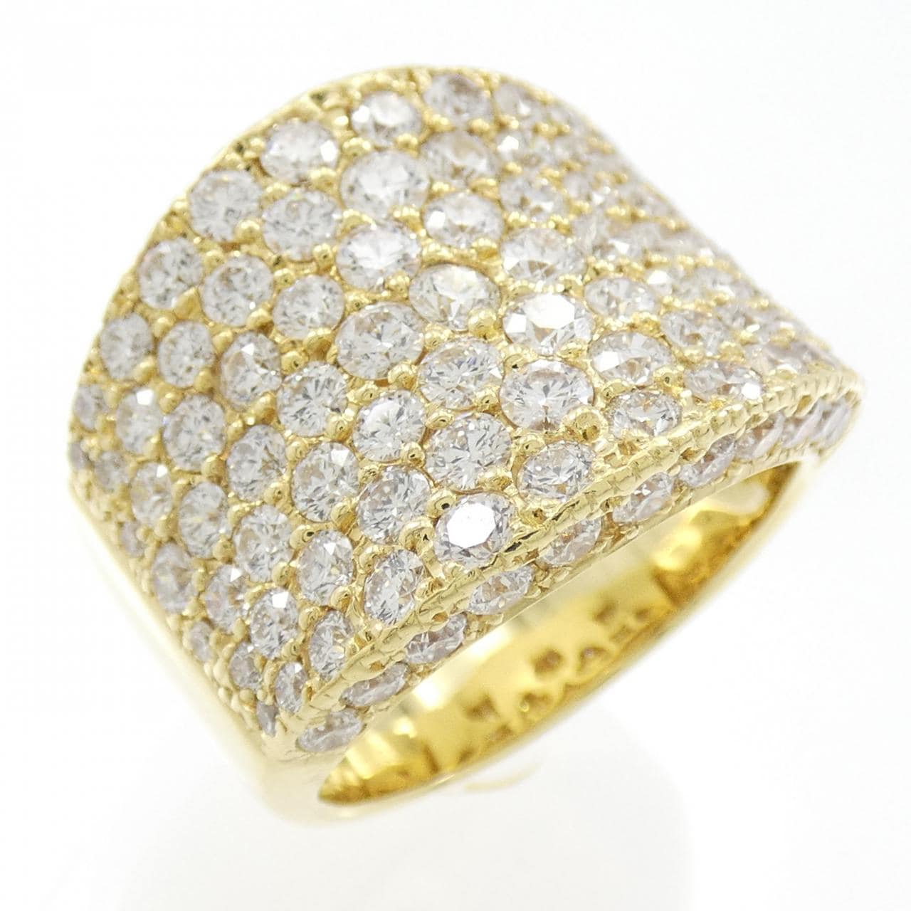 K18YG ダイヤモンド リング 3.33CT