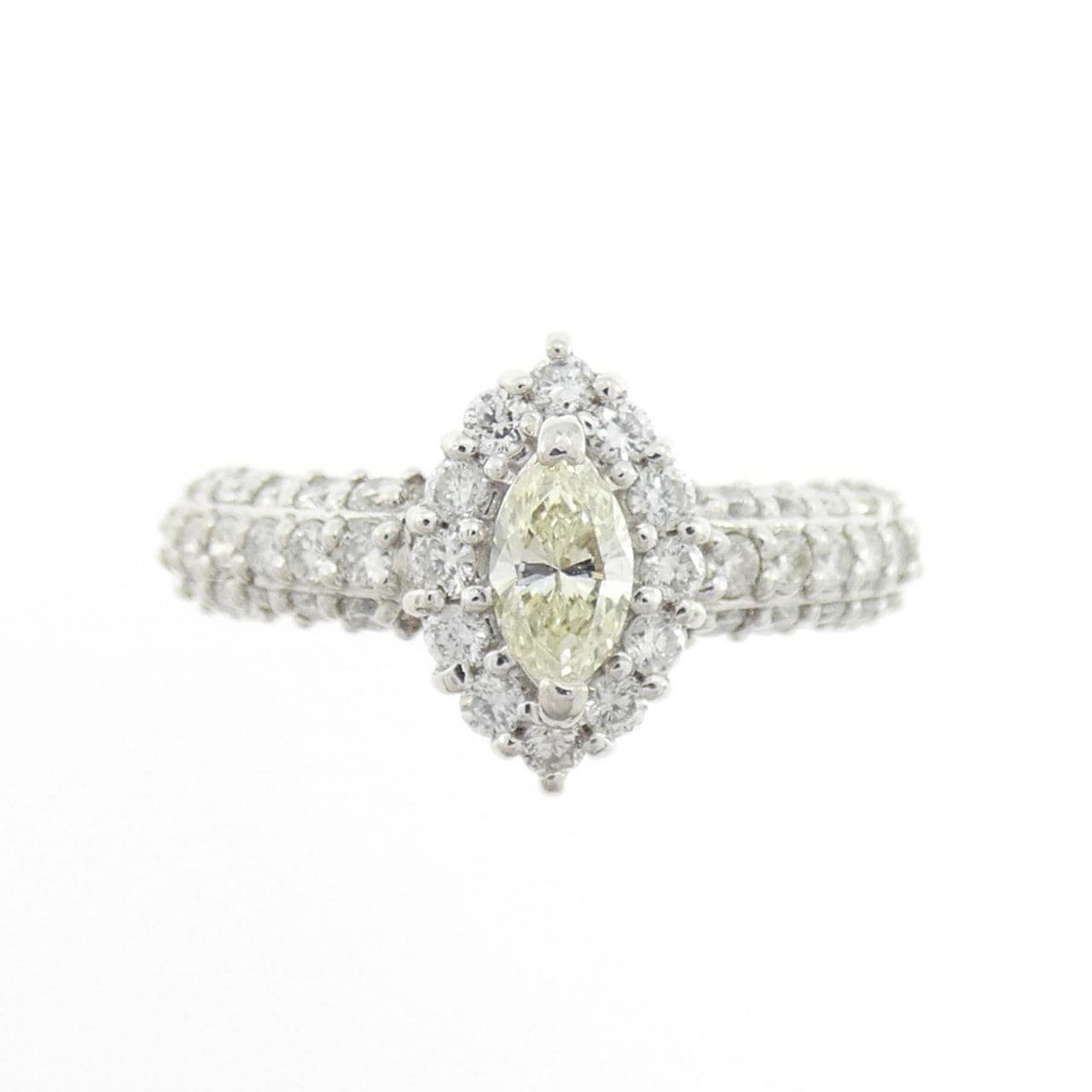 K18WG ダイヤモンド リング 0.20CT