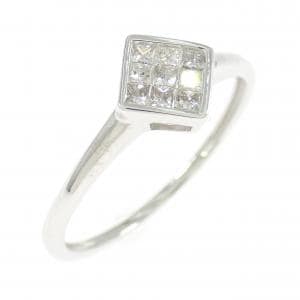K18WG ダイヤモンド リング 0.20CT