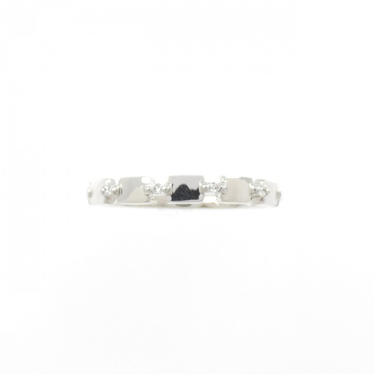 スタージュエリー K10WG リング 0.01CT