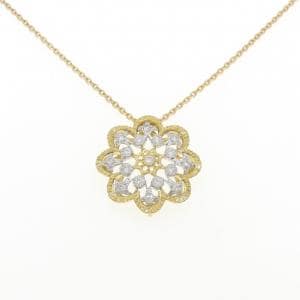 K18YG/K18WG ダイヤモンド ネックレス 0.50CT