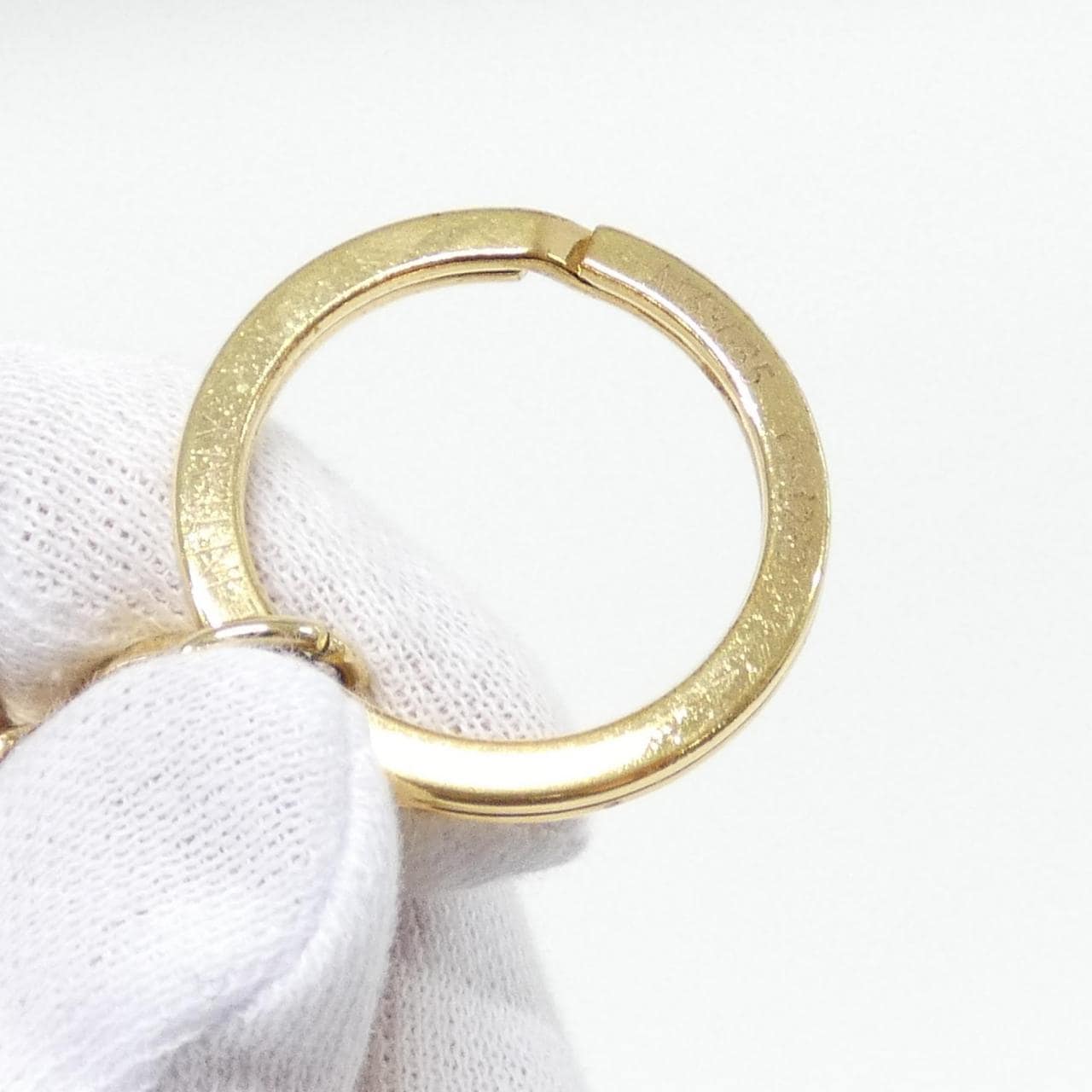 ルイヴィトン モノグラム ポルト クレ ブルーミング フラワーBB M63085 キーリング