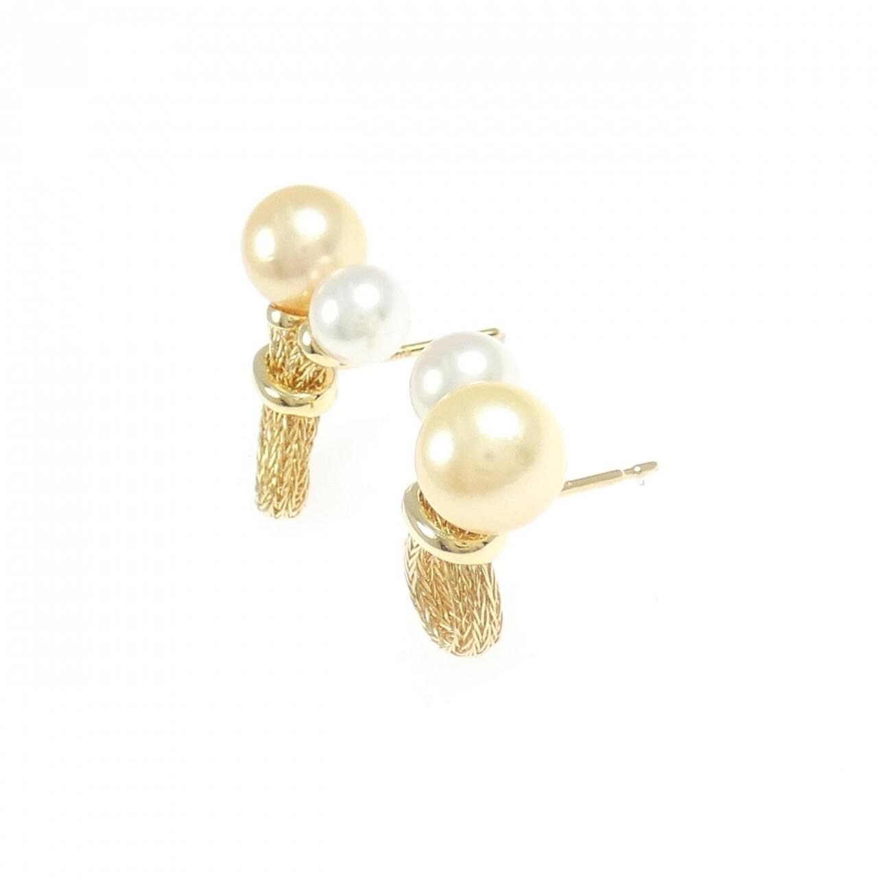 K18YG アコヤパール ピアス