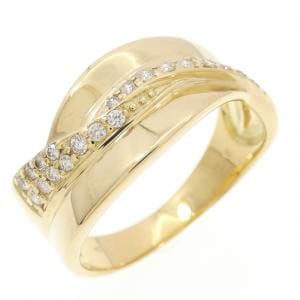 K18YG ダイヤモンド リング 0.16CT