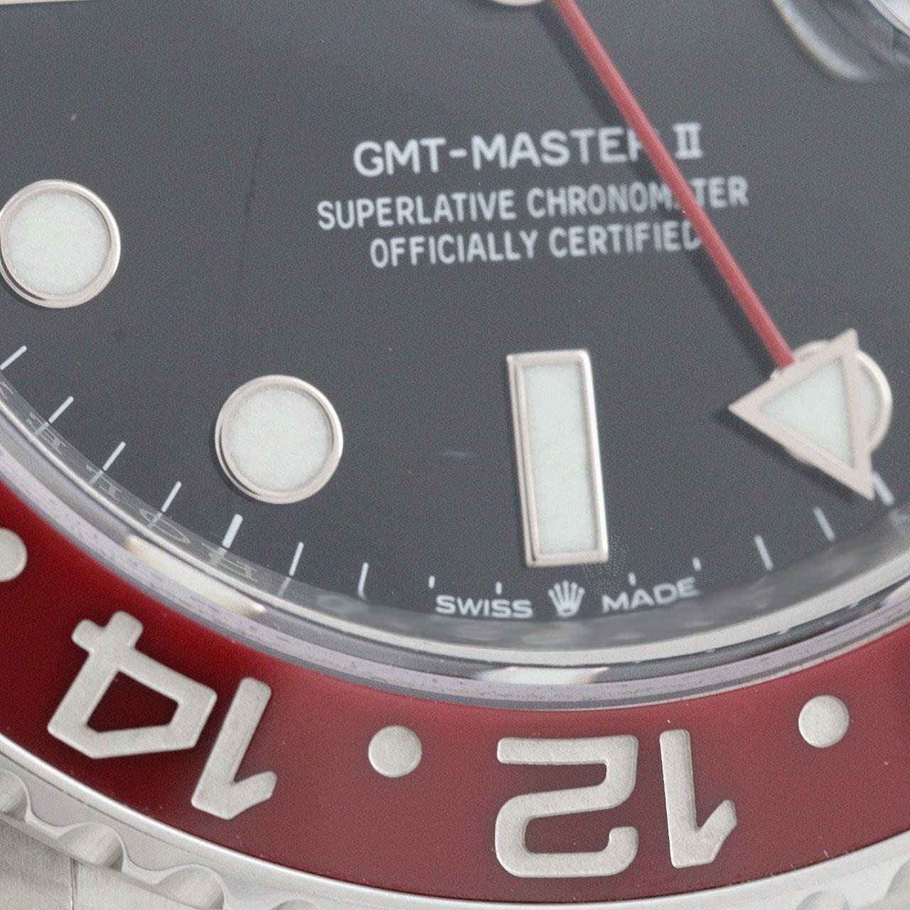 ロレックス GMTマスターⅡ 126710BLRO･3 SS 自動巻 ランダム番