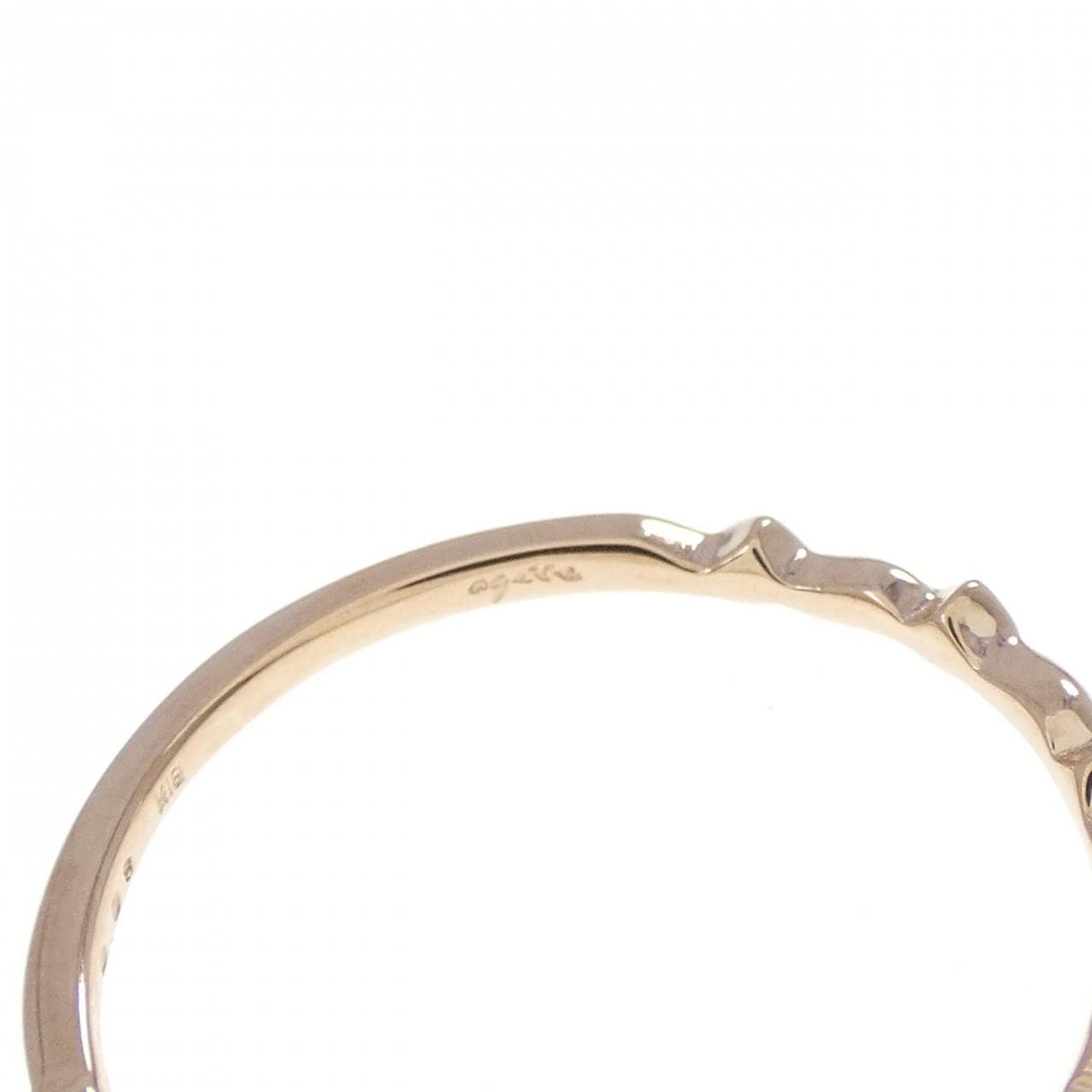 アガット ダイヤモンド リング 0.08CT