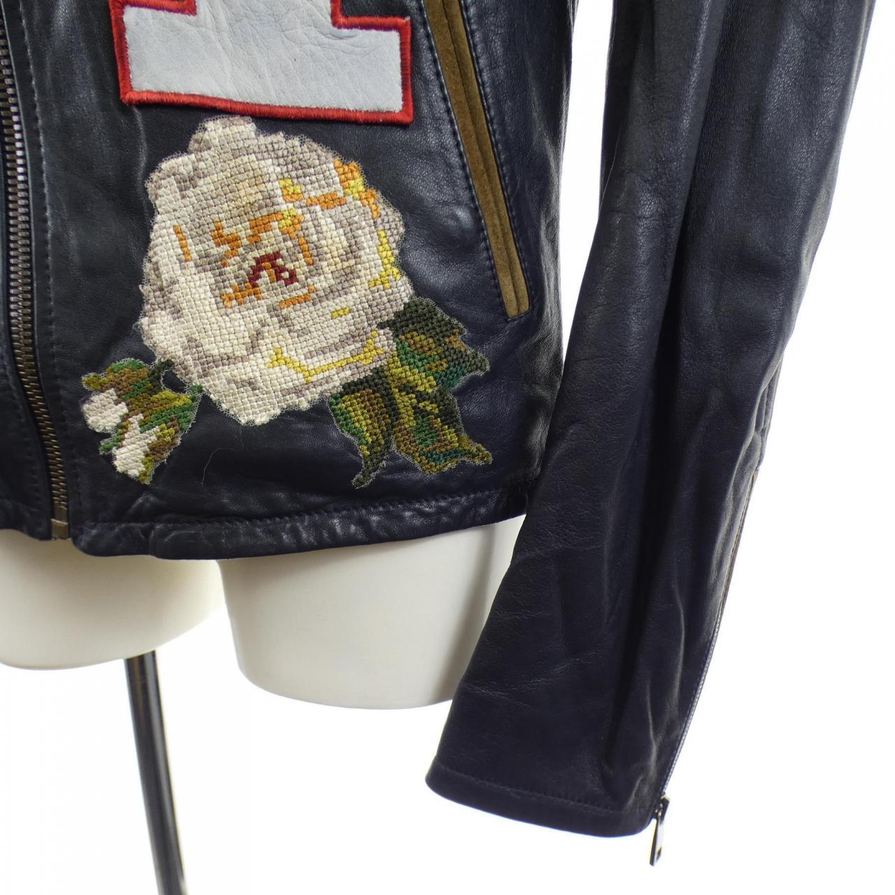 ドルチェアンドガッバーナ DOLCE&GABBANA G9GP6Z/FUL7S レザージャケット