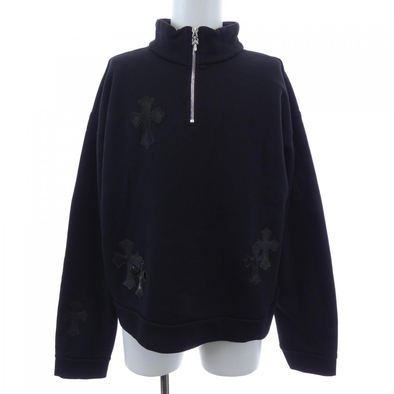 クロムハーツ CHROME HEARTS ハラコレザークロスパッチ 417192999******646 スウェット