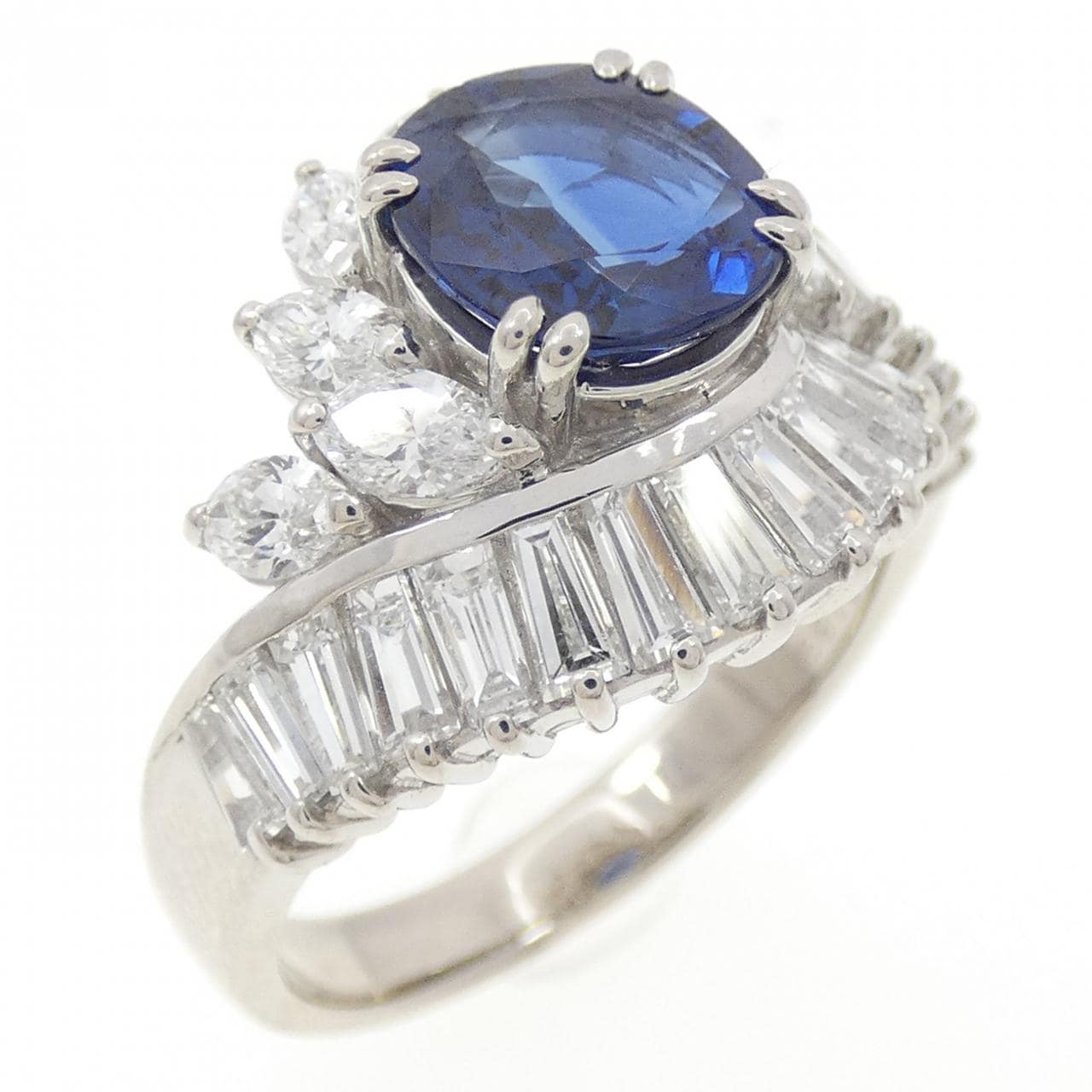 PT900 サファイヤ リング 1.89CT