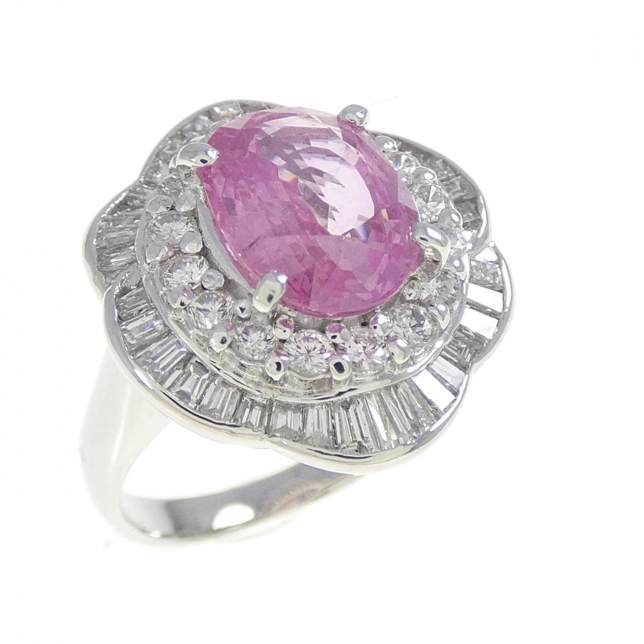 PT900 非加熱 サファイヤ リング 2.59CT スリランカ産