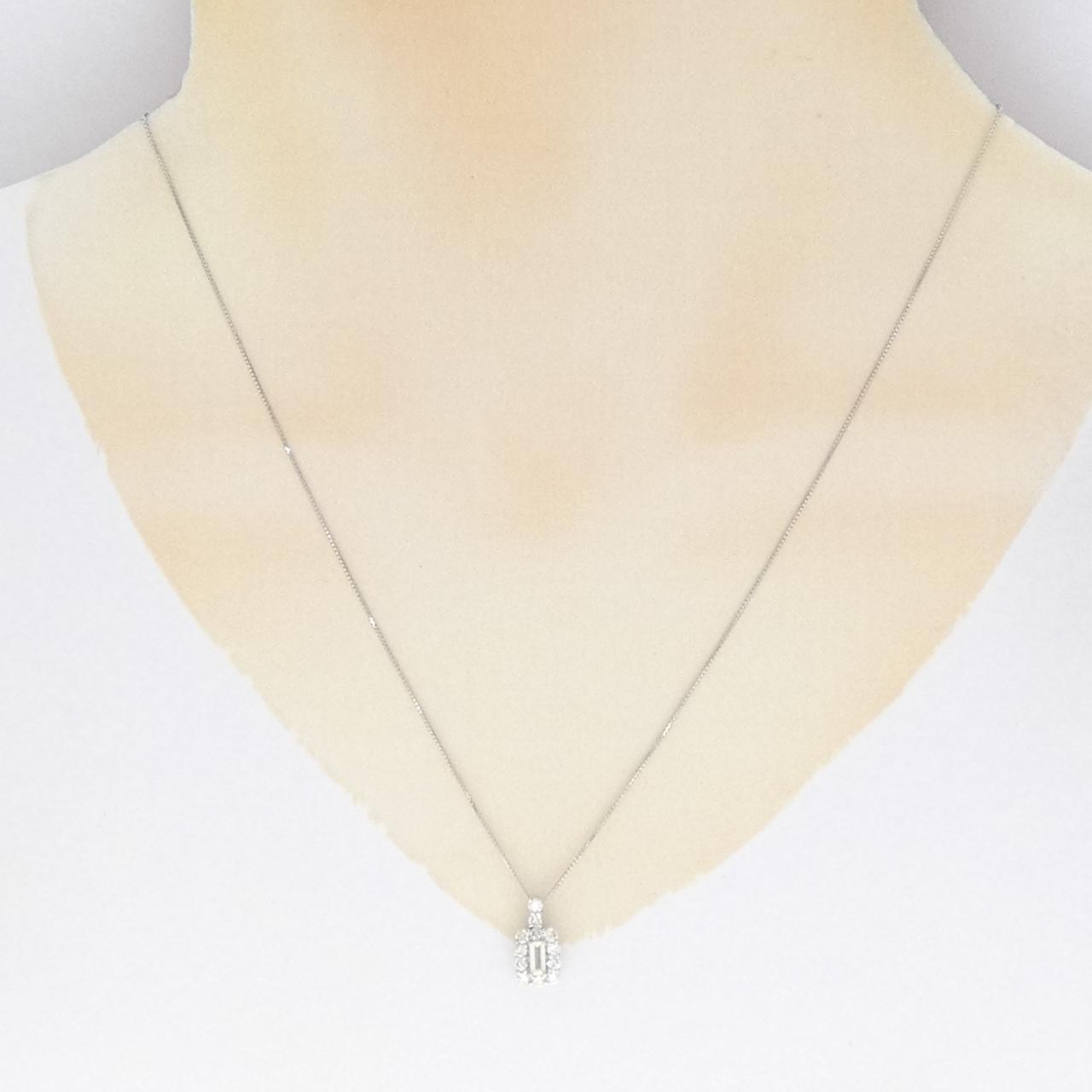 [BRAND NEW] PT900/PT850 Diamond Necklace 0.50CT