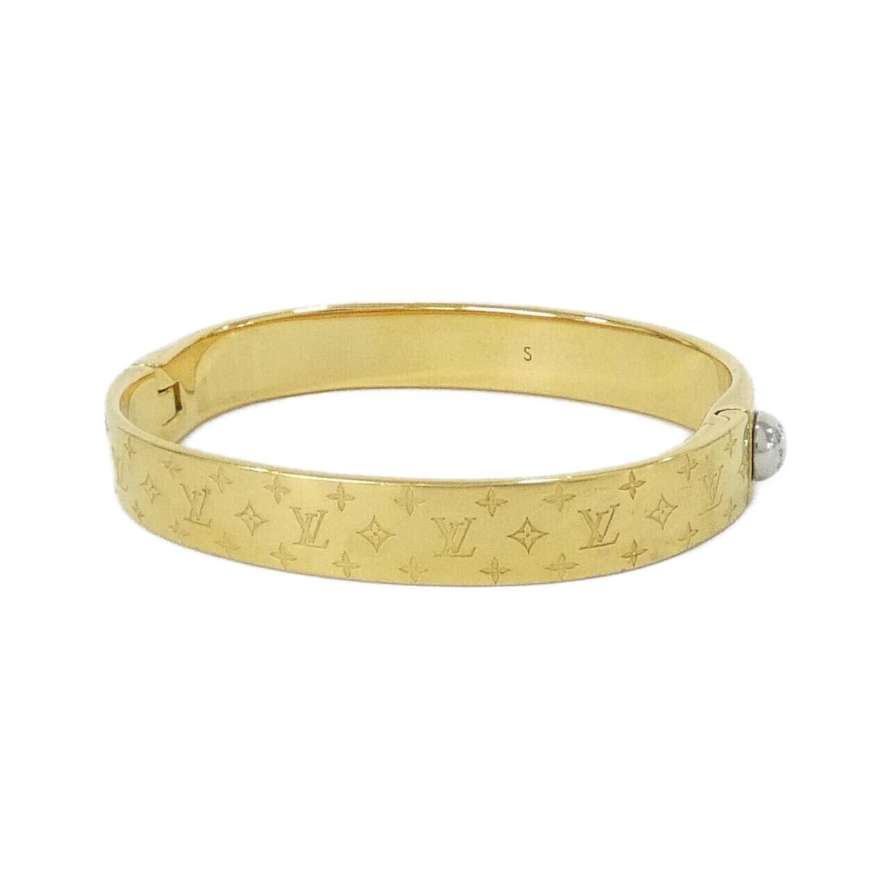 ルイヴィトン カフ ナノグラム S M00251 ブレスレット