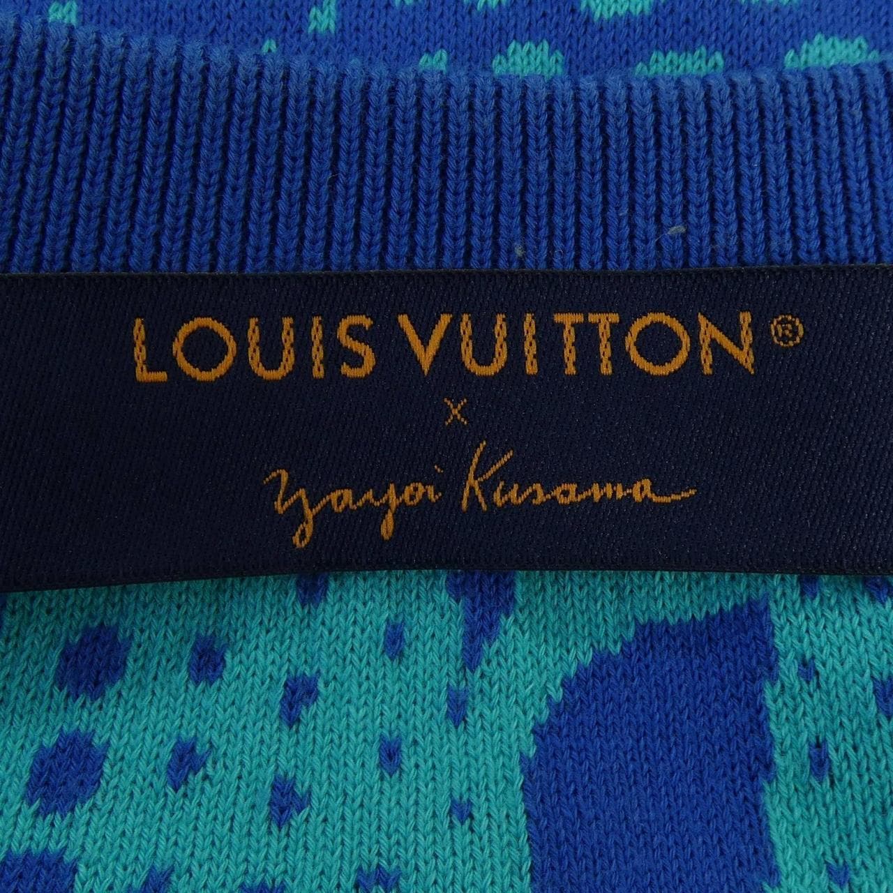 ルイヴィトン LOUIS VUITTON LV×YK オールオーバーパンプキンクルーネック HON38WJL4 草間彌生 ニット
