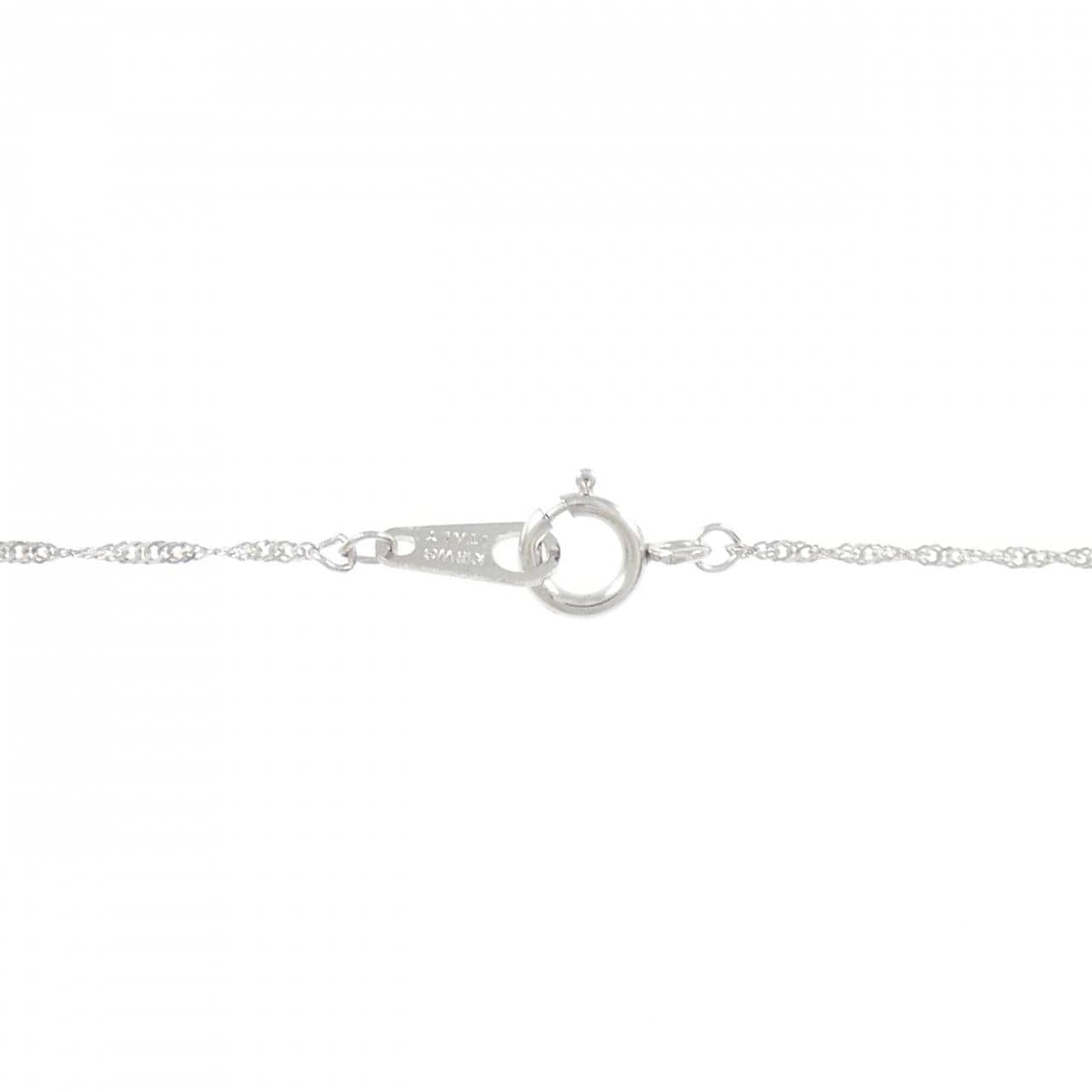 K18WG ダイヤモンド ネックレス 0.05CT