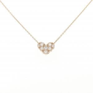 ポンテヴェキオ ハート ダイヤモンド ネックレス 0.20CT