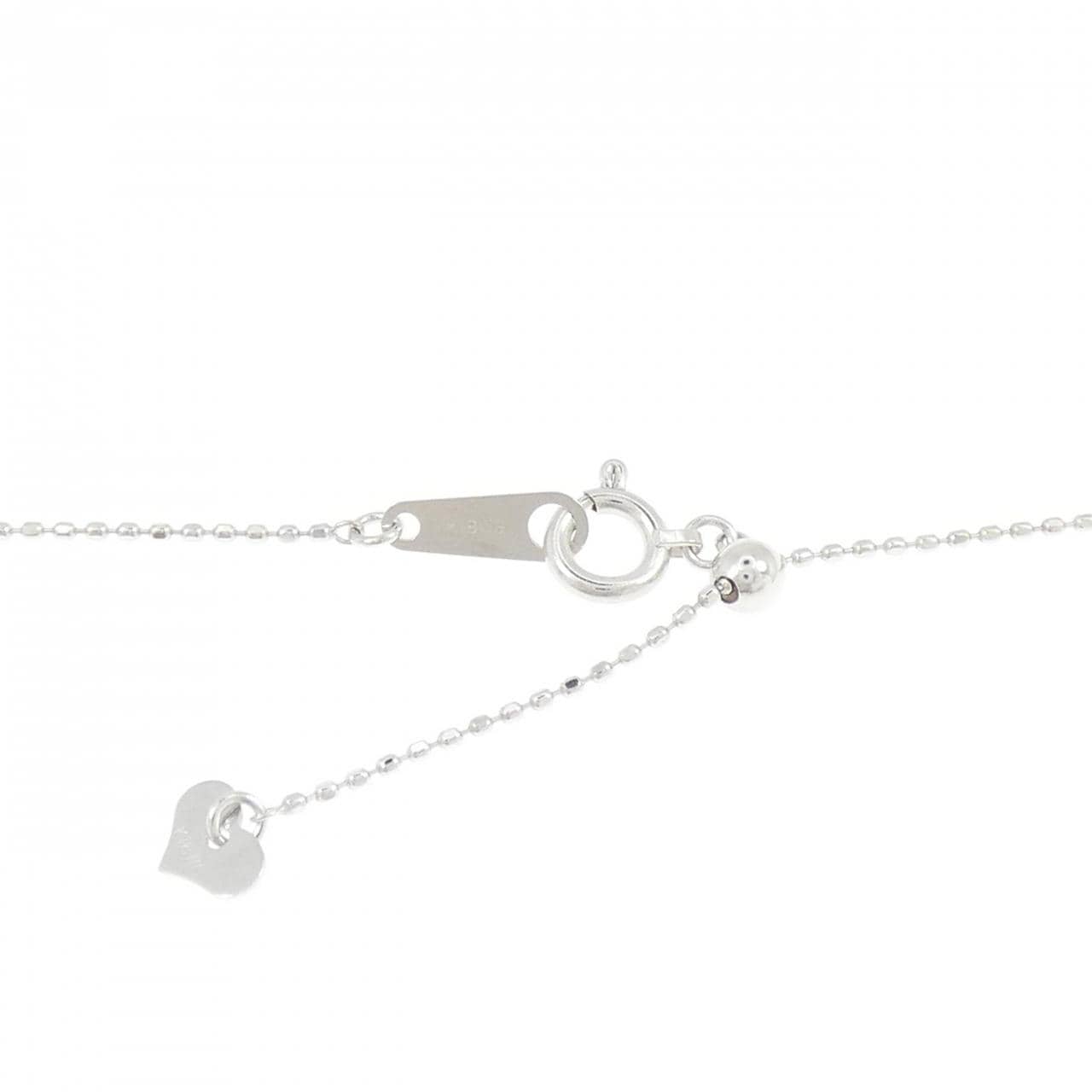 K18WG ルビー ネックレス 0.46CT