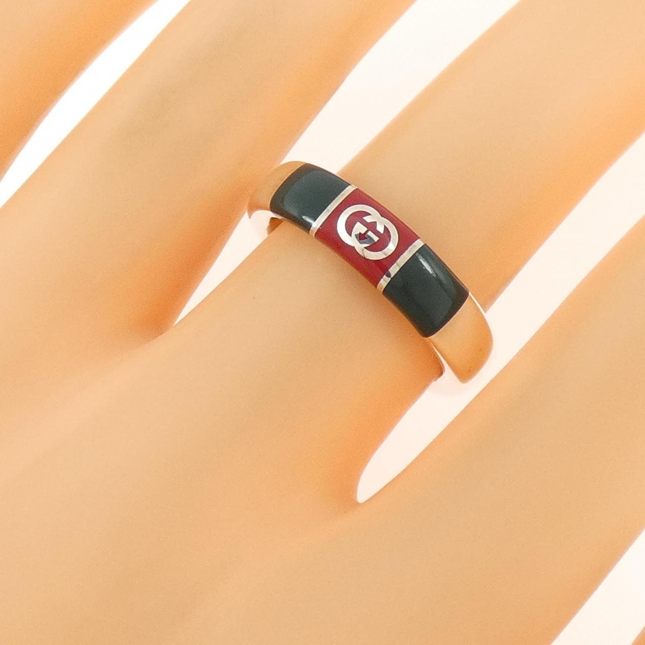 グッチ ウェブ ストライプ リング