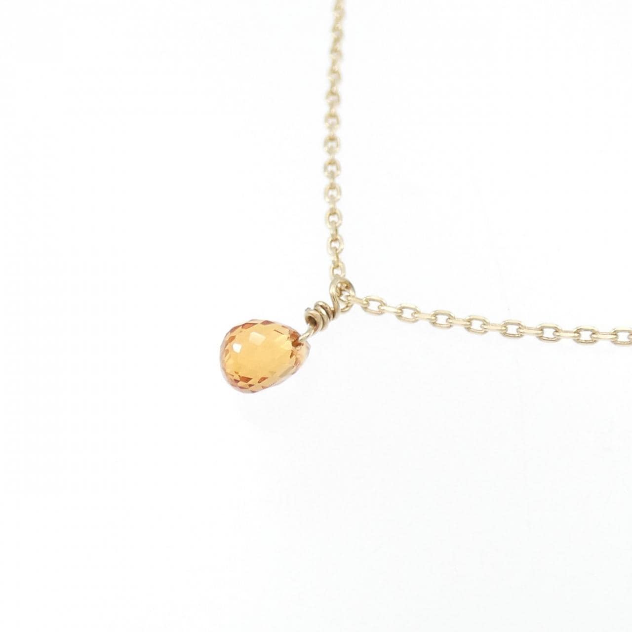 K10YG Sapphire Necklace