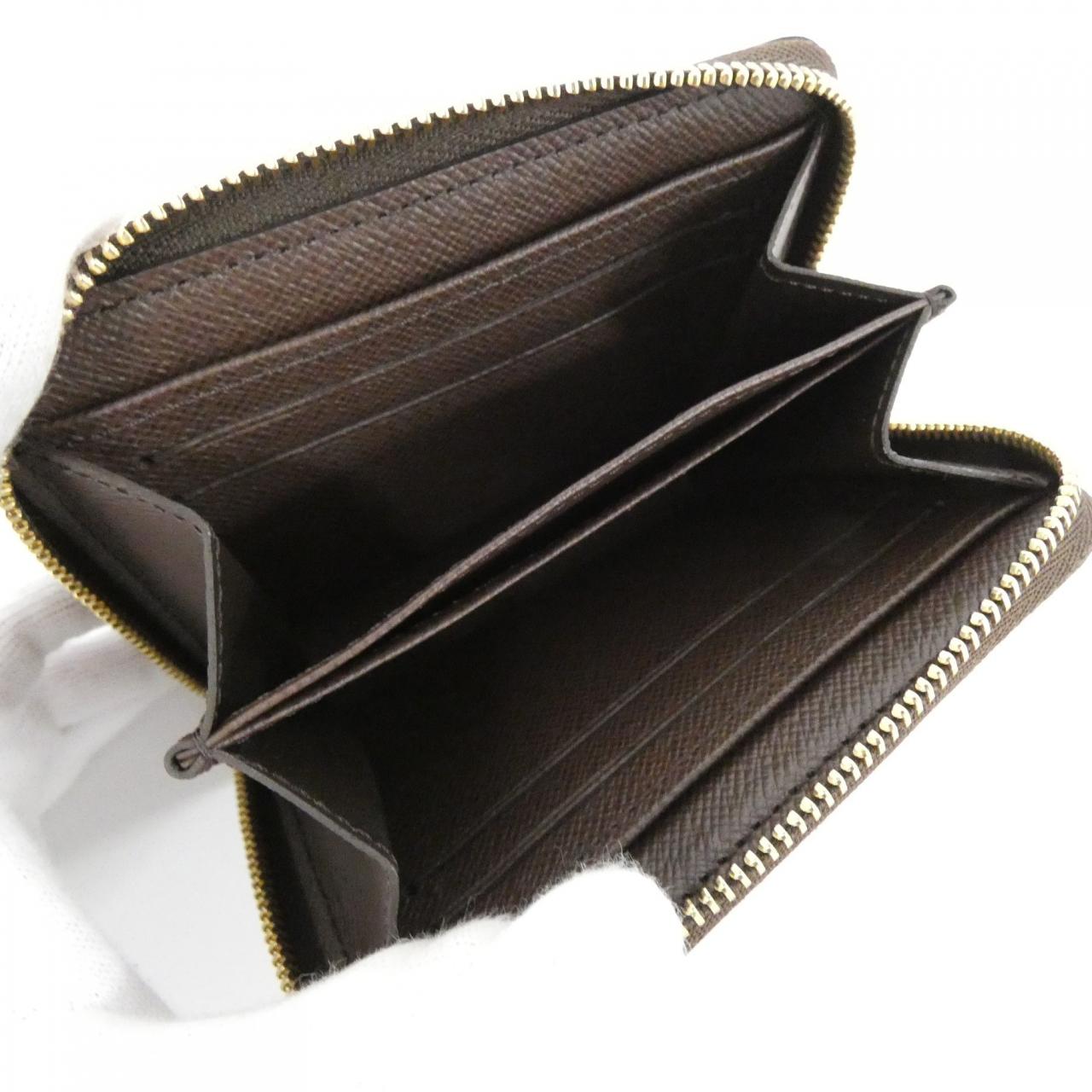 LOUIS VUITTON Damier拉链零钱包 N63070 零INCASE