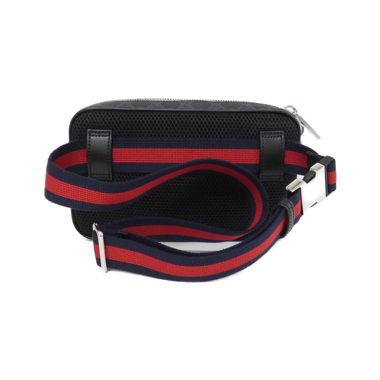 [新品] Gucci GG 黑色 792094 FADJM 腰包