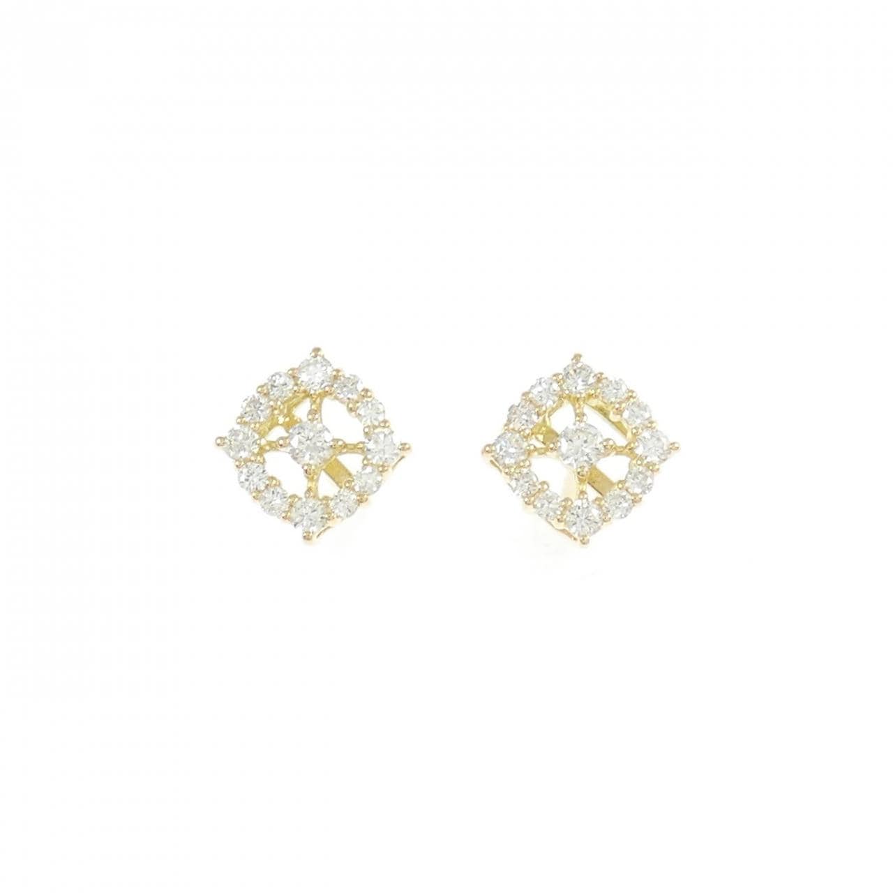 【リメイク】K18YG ダイヤモンド ピアス 0.20CT