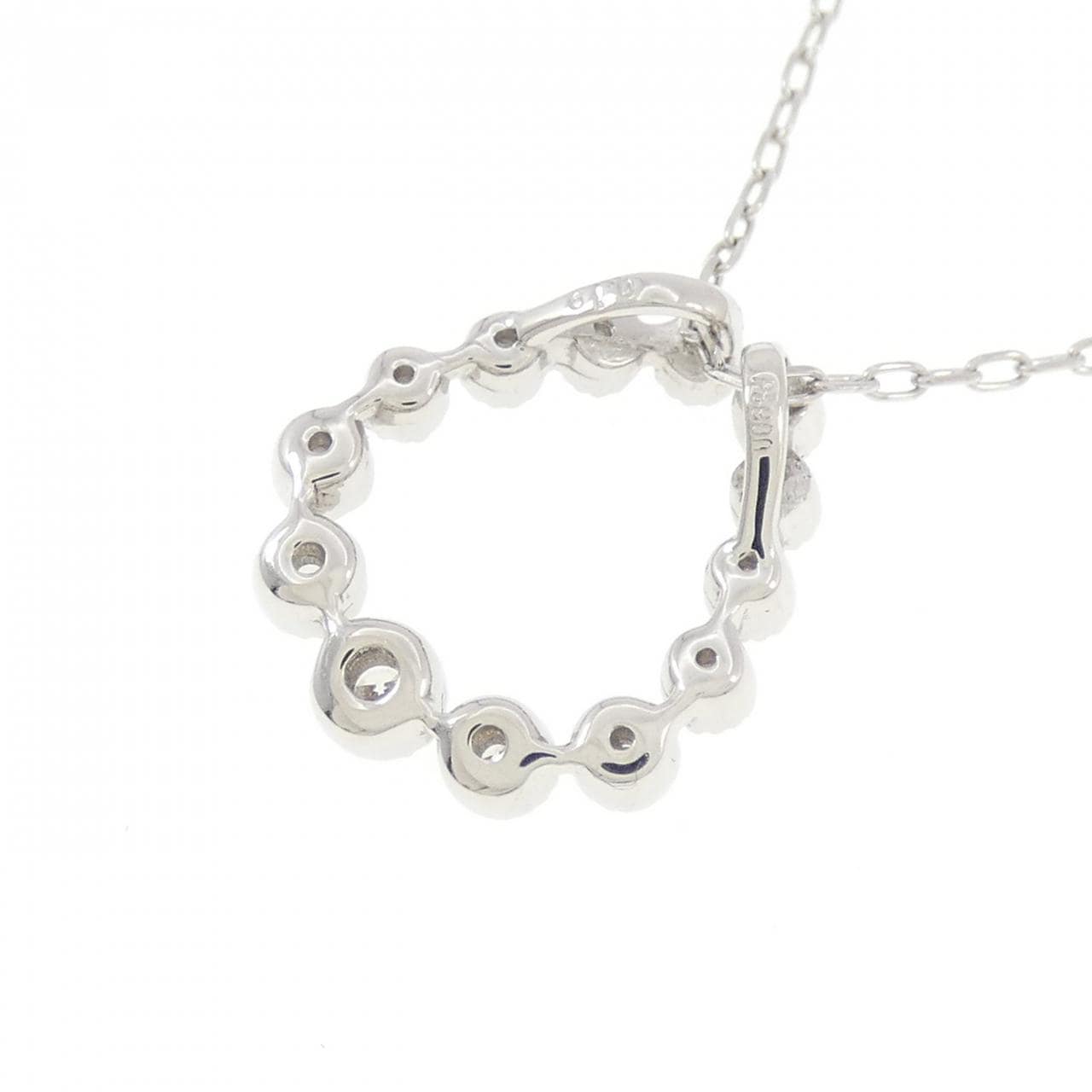 PT900/PT850 ダイヤモンド ネックレス 0.19CT