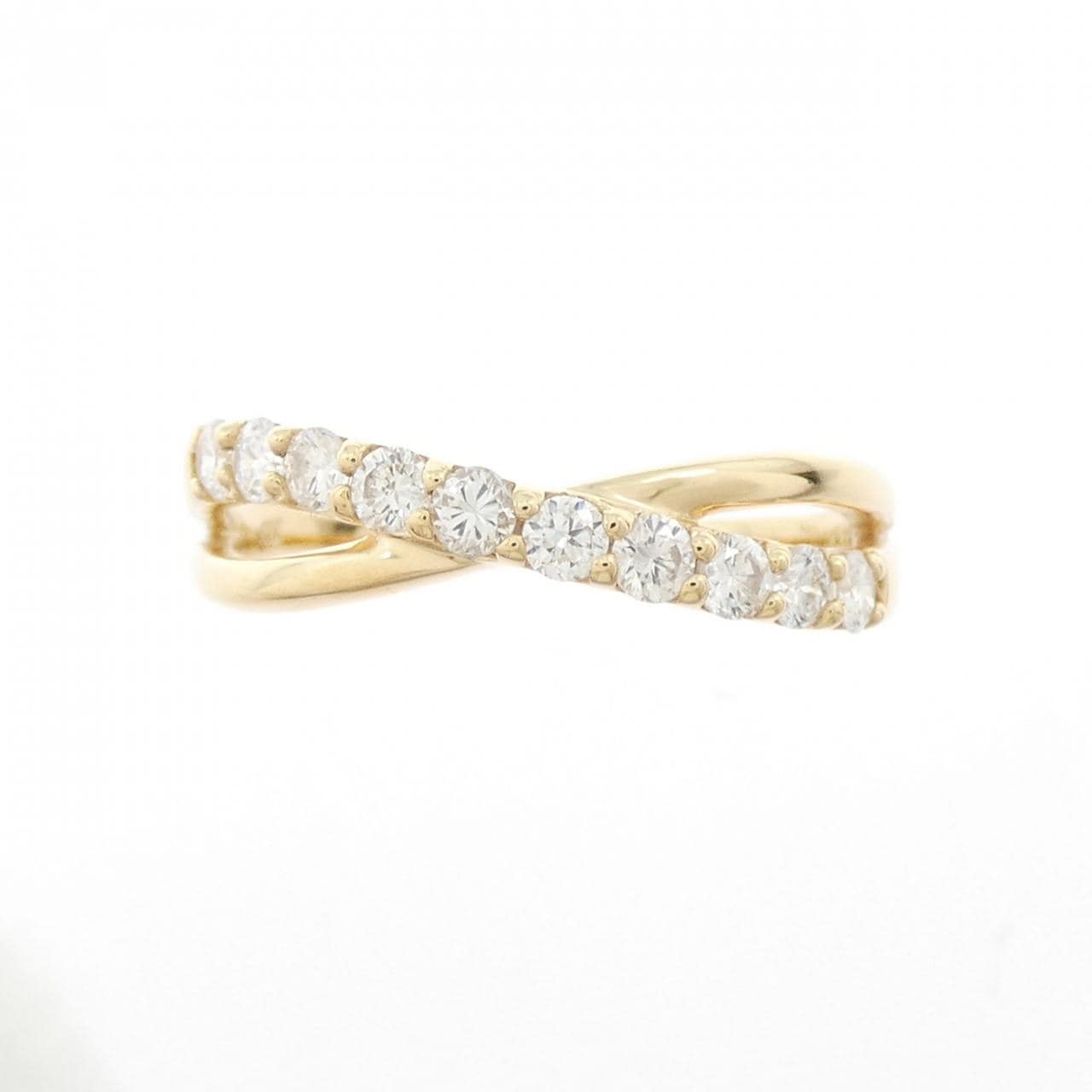 【リメイク】K18YG ダイヤモンド リング 0.30CT