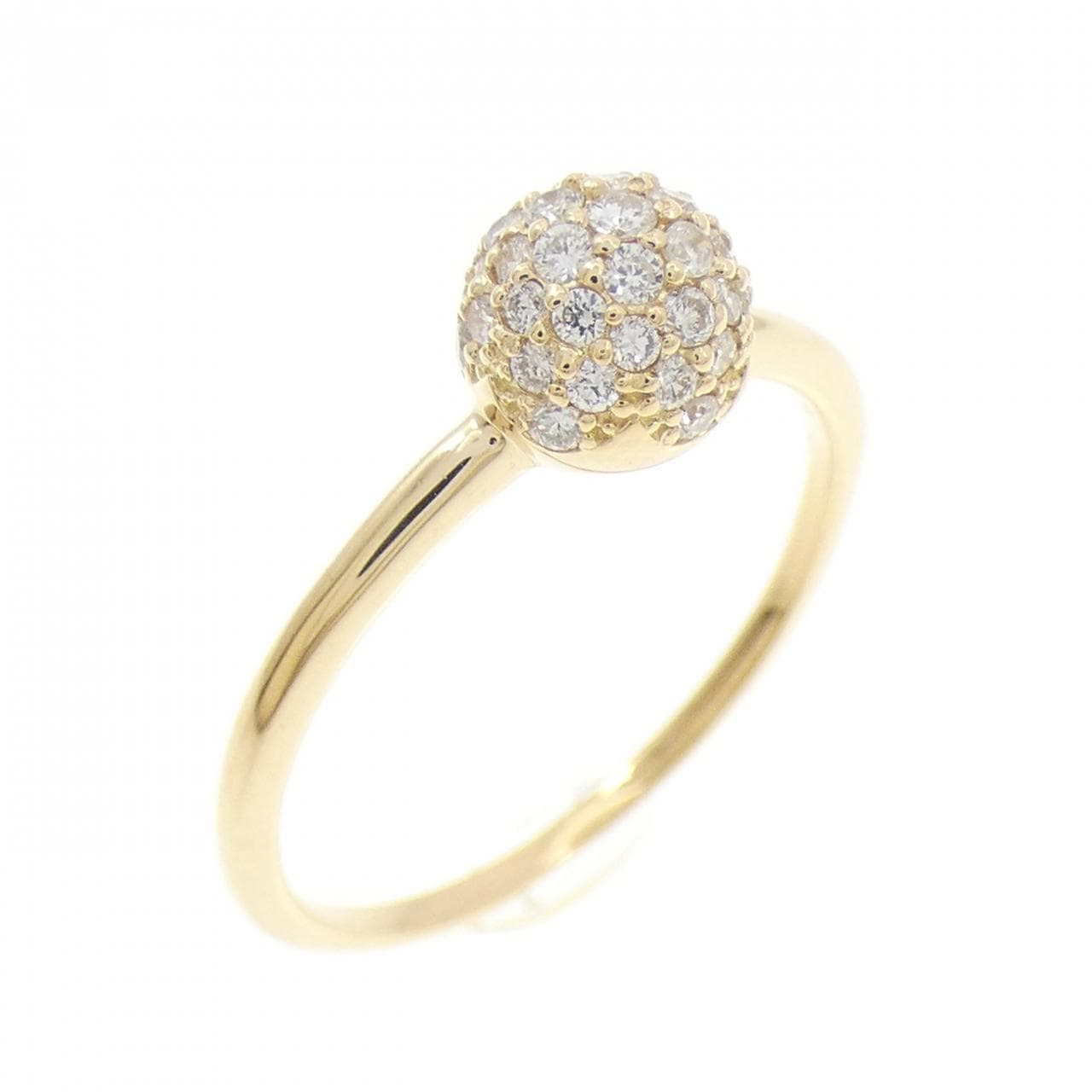 【リメイク】K18YG ダイヤモンド リング 0.30CT