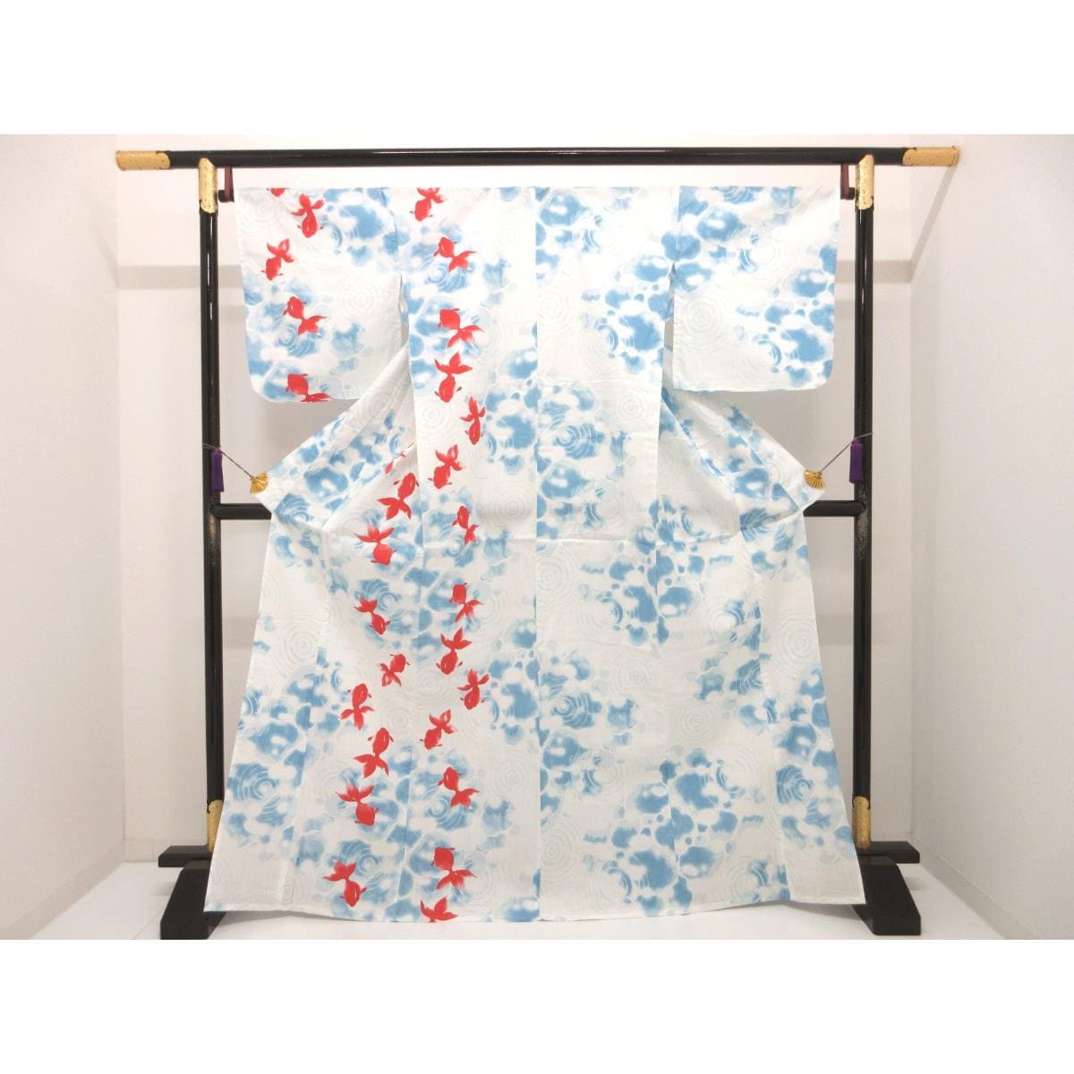 【新品】女ゆかた　片身替わり　トールサイズ