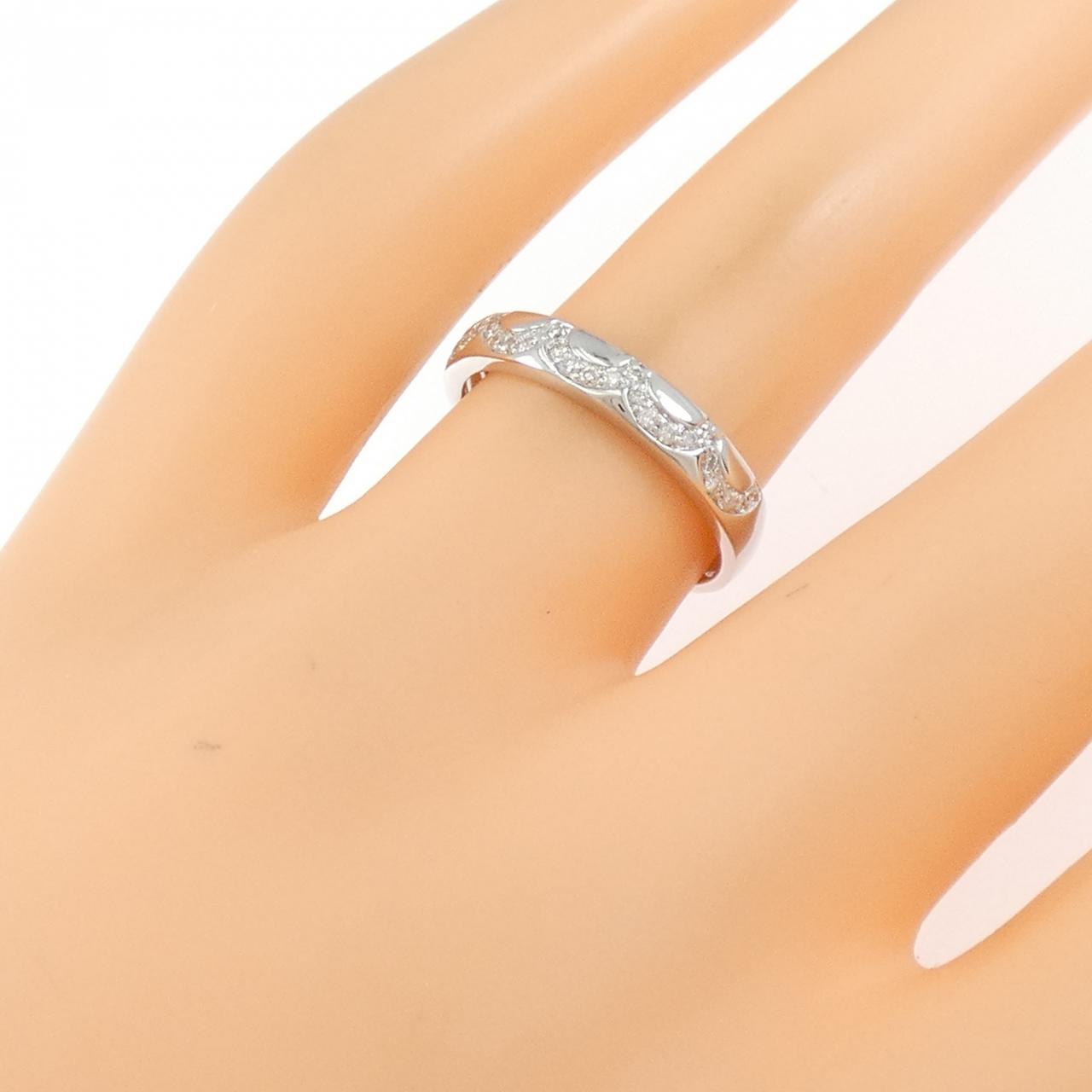 K18WG ダイヤモンド リング 0.11CT